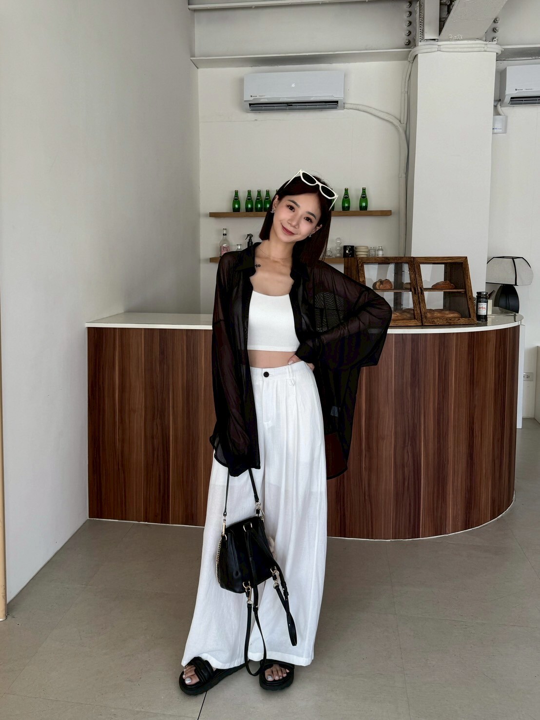 夏日涼感透透襯衫