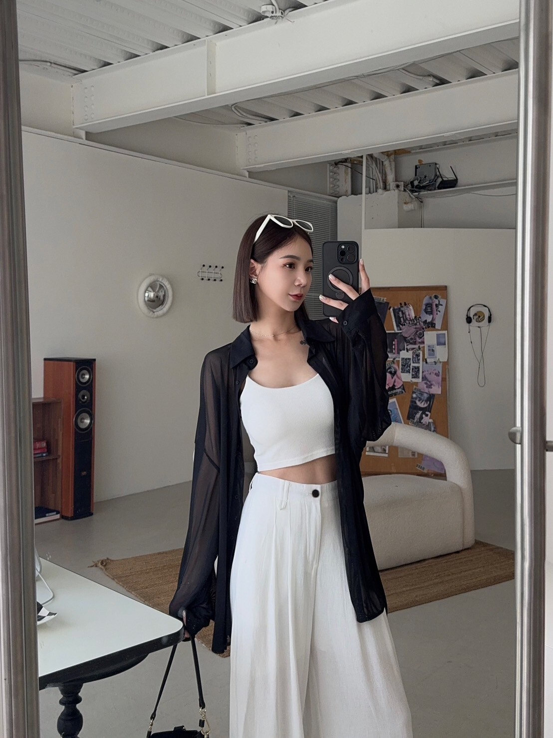 夏日涼感透透襯衫