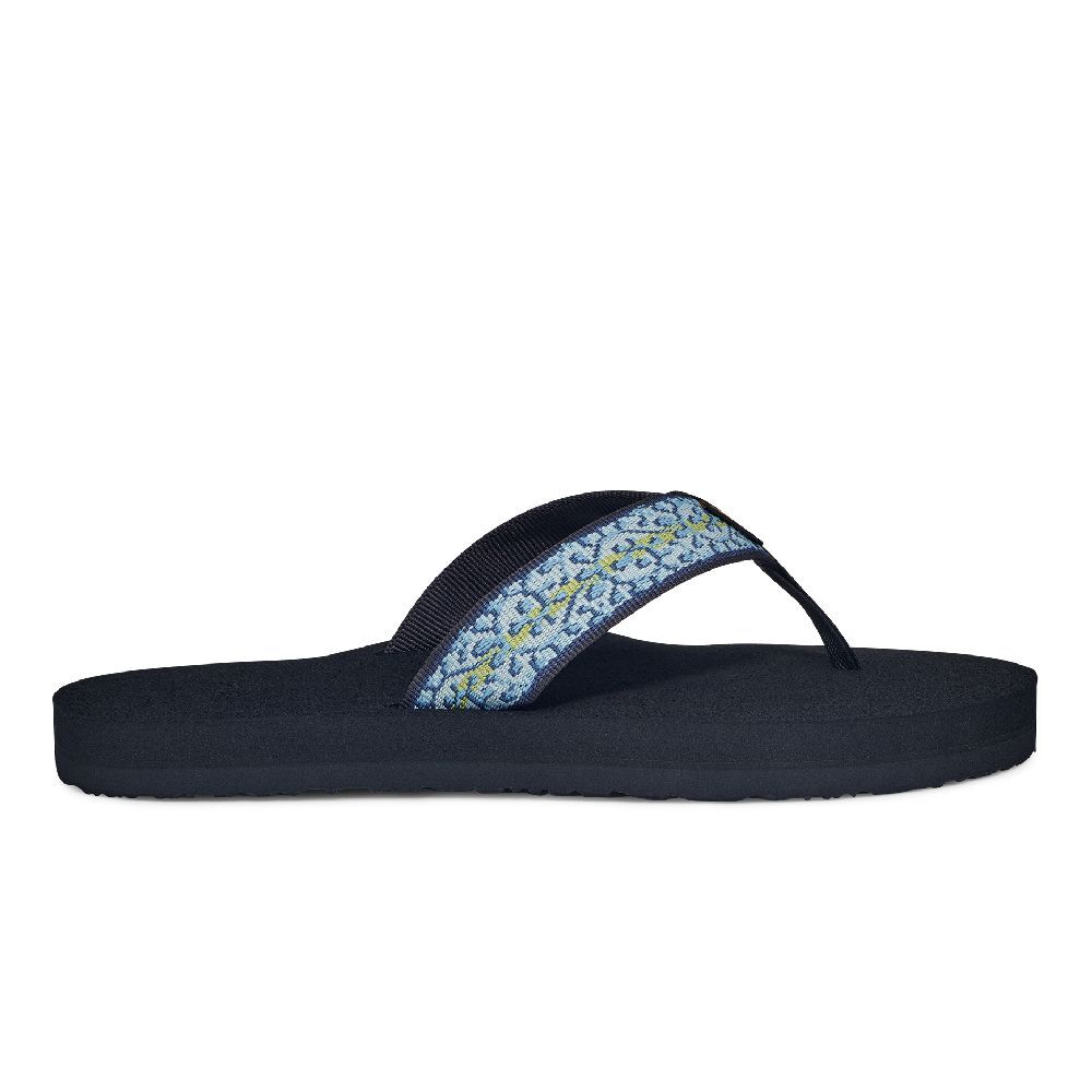 TEVA Women's Mush II 女款 織帶拖鞋 經典夾腳拖鞋 TV4198CNRB 青藍色 [HappyOutdoor]