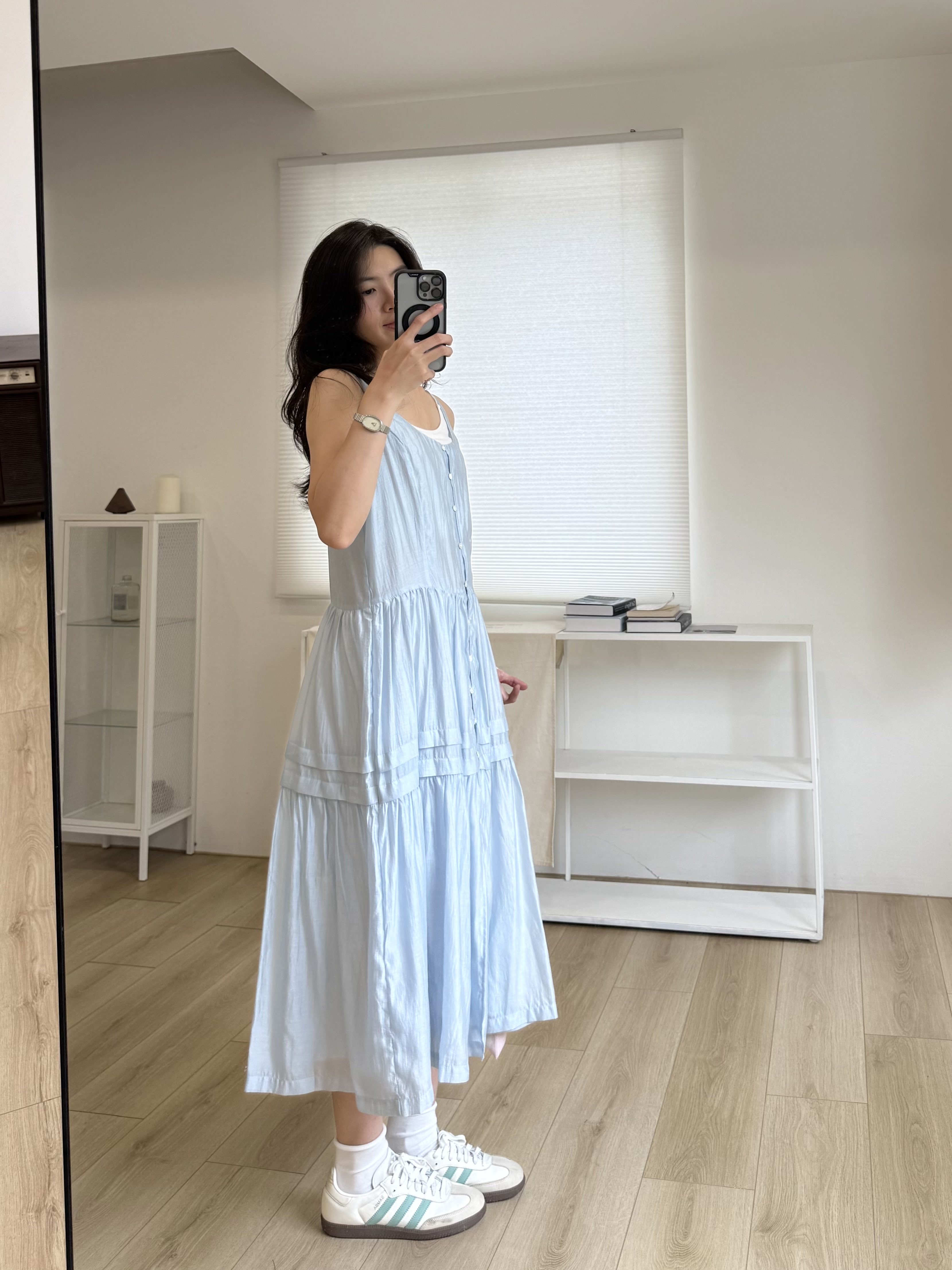 親膚柔軟飄逸洋裝*2色