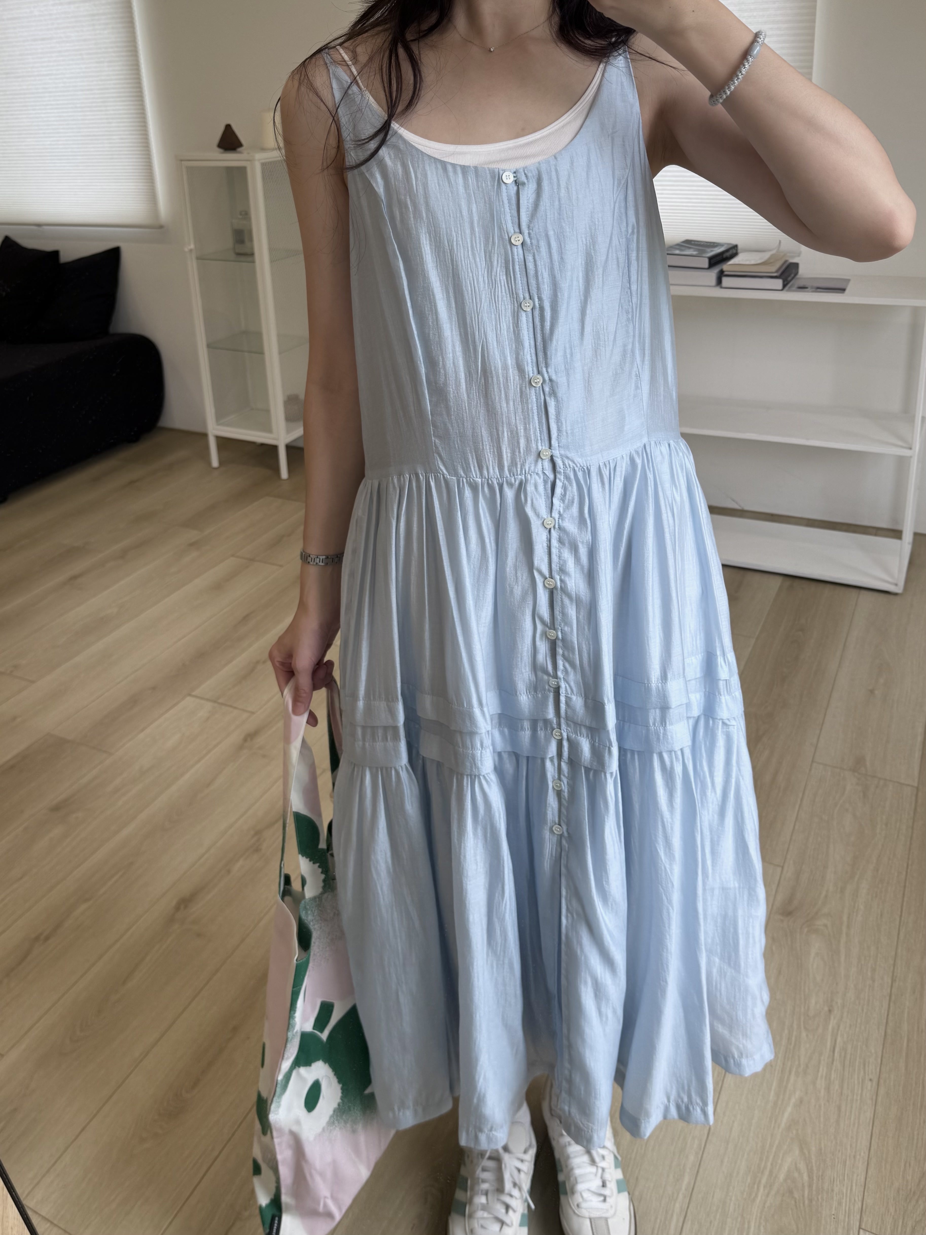 親膚柔軟飄逸洋裝*2色