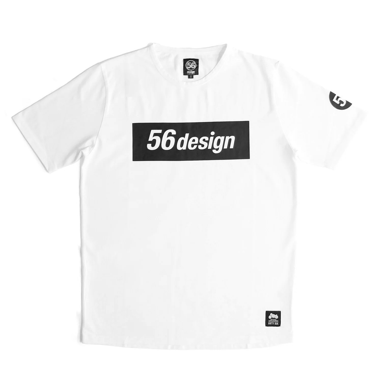 56DESIGN BOX LOGO T-SHIRT 台灣限定白黑配色