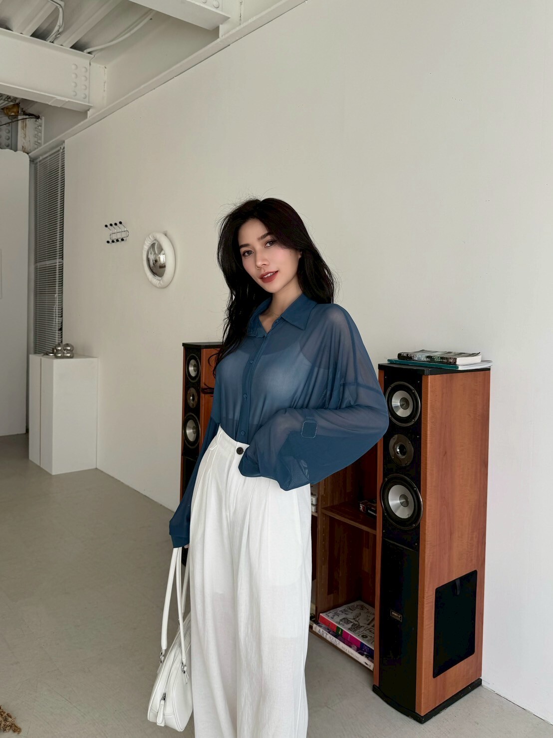 夏日涼感透透襯衫