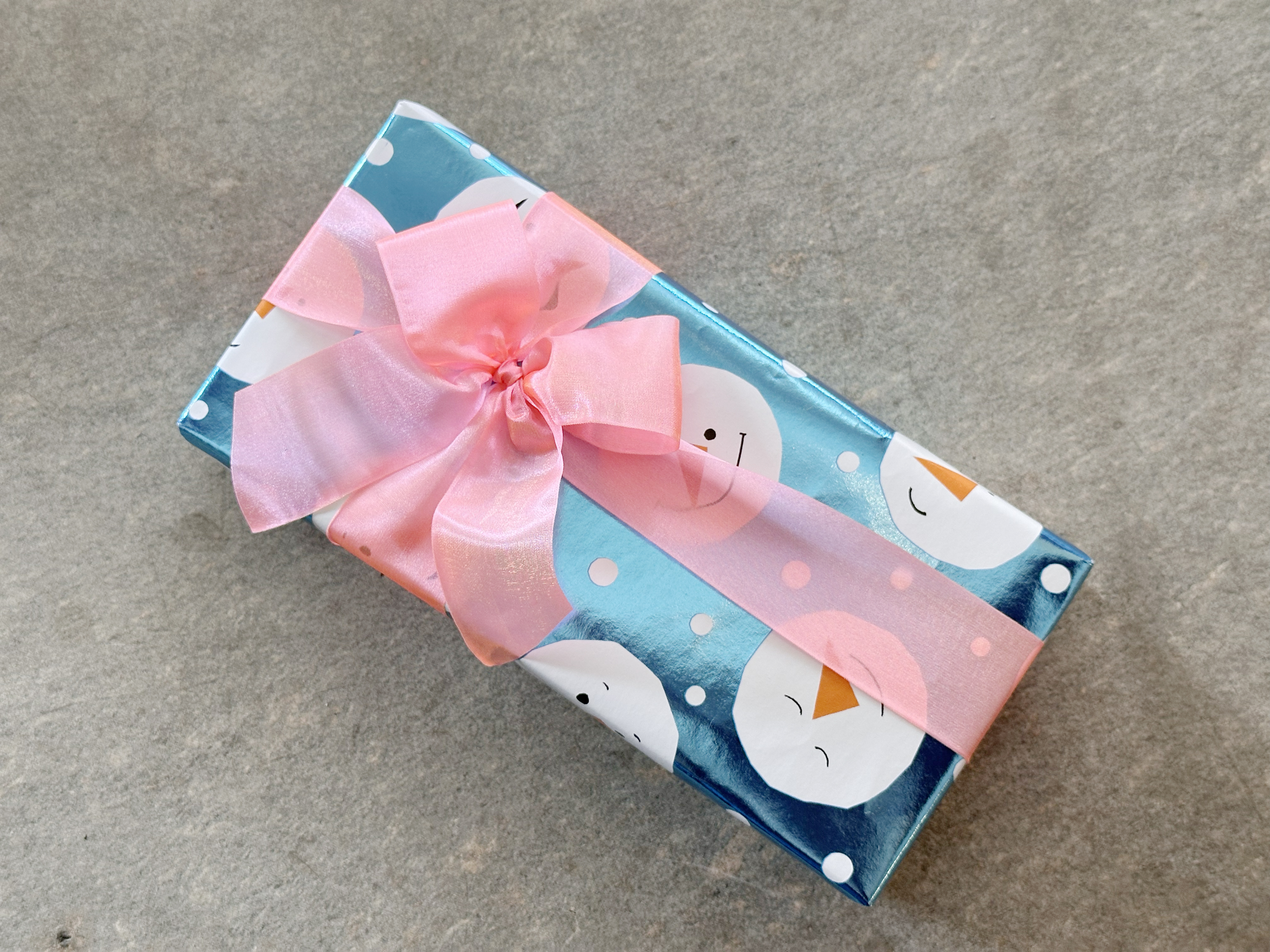 發亮的雪人 /金箔紙/瑞士包裝紙