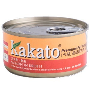 Kakato Premium Pet Food Salmon In Broth．70g