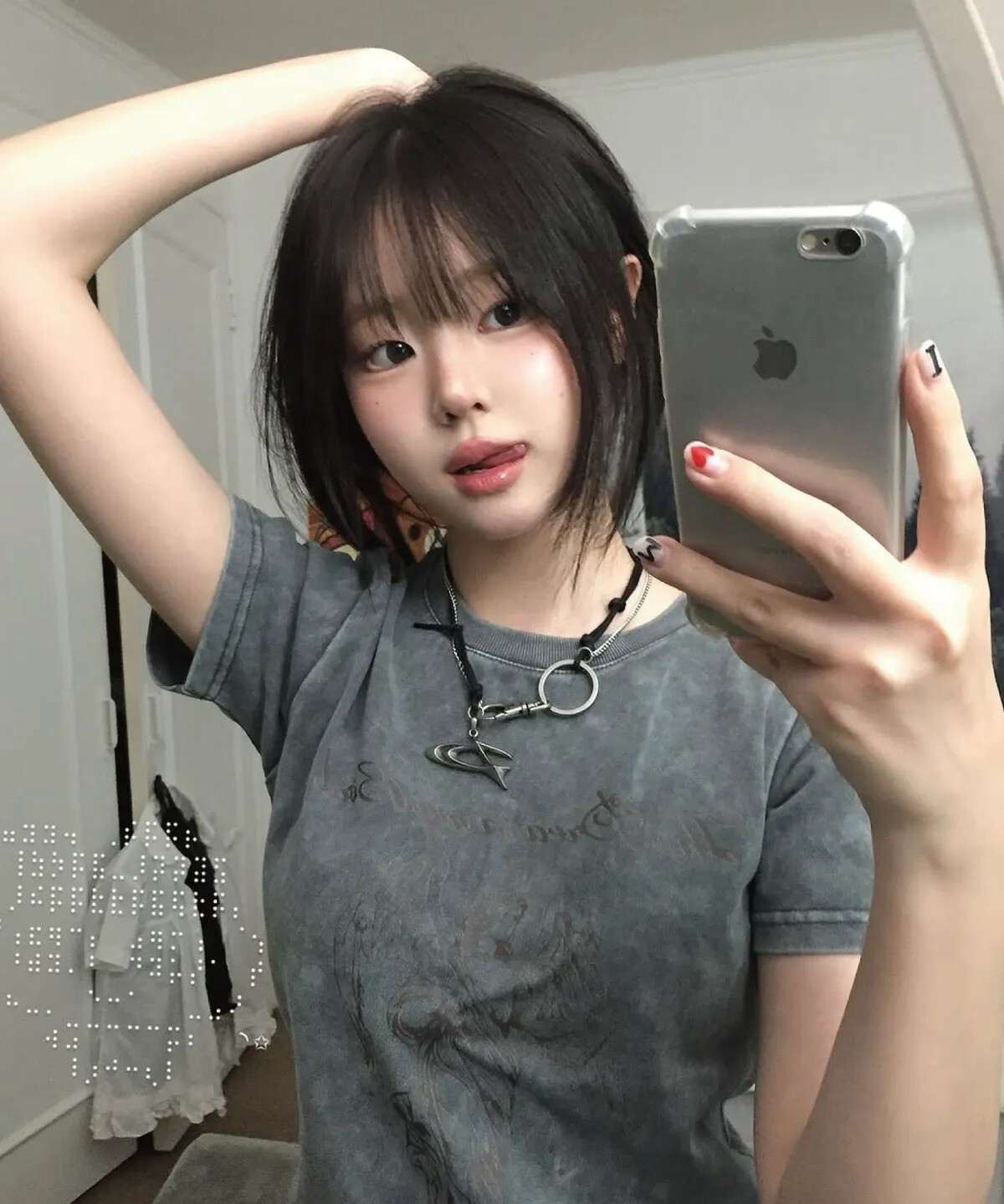 venhit - Dreaming Bird washed slimfit tshirt (2 colors)