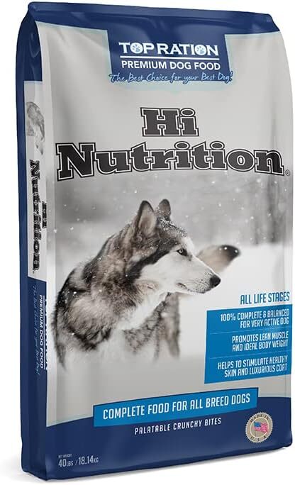 Top Ration 高蛋白( 嚴選火雞+羊肉) 全犬配方狗糧 40LB [18.14kg] (藍袋)