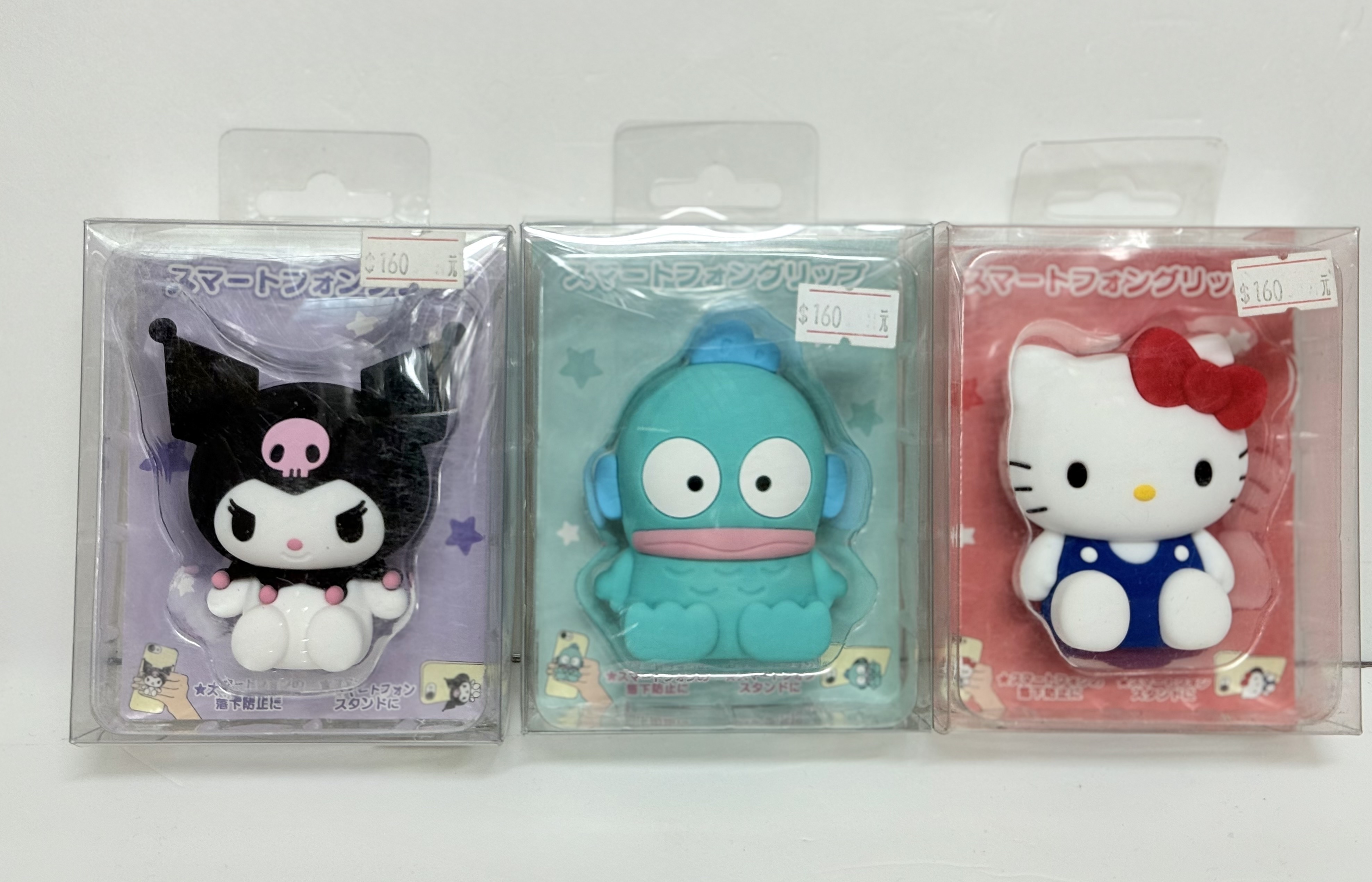 Sanrio 立體造型手機扣/座（黏貼款）