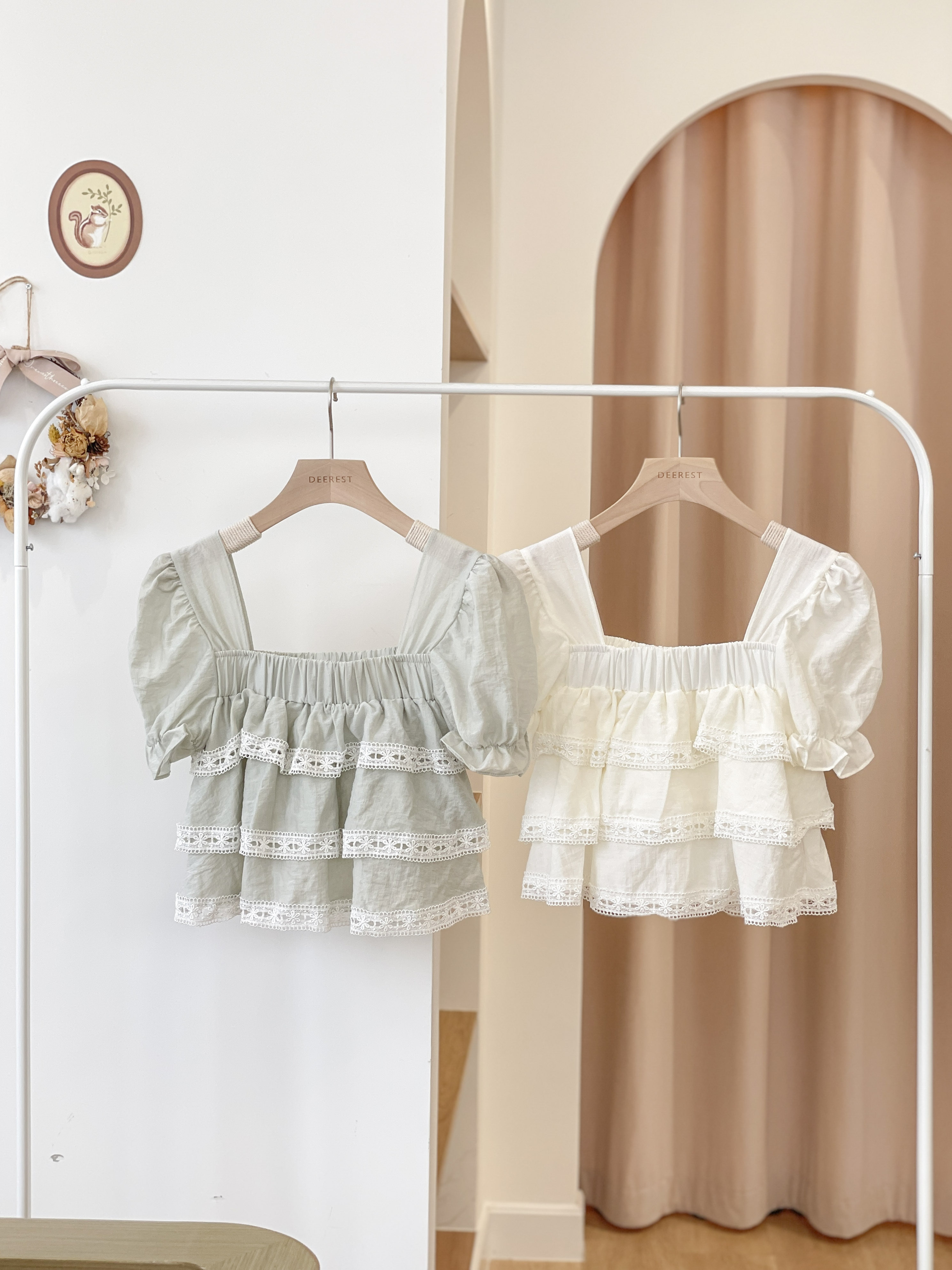 T1332 Peplum Serenity Top