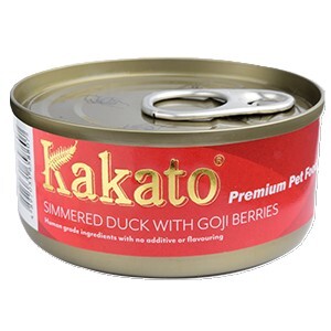 Kakato Premium Pet Food Simmered Duck With Goji erries．70g
