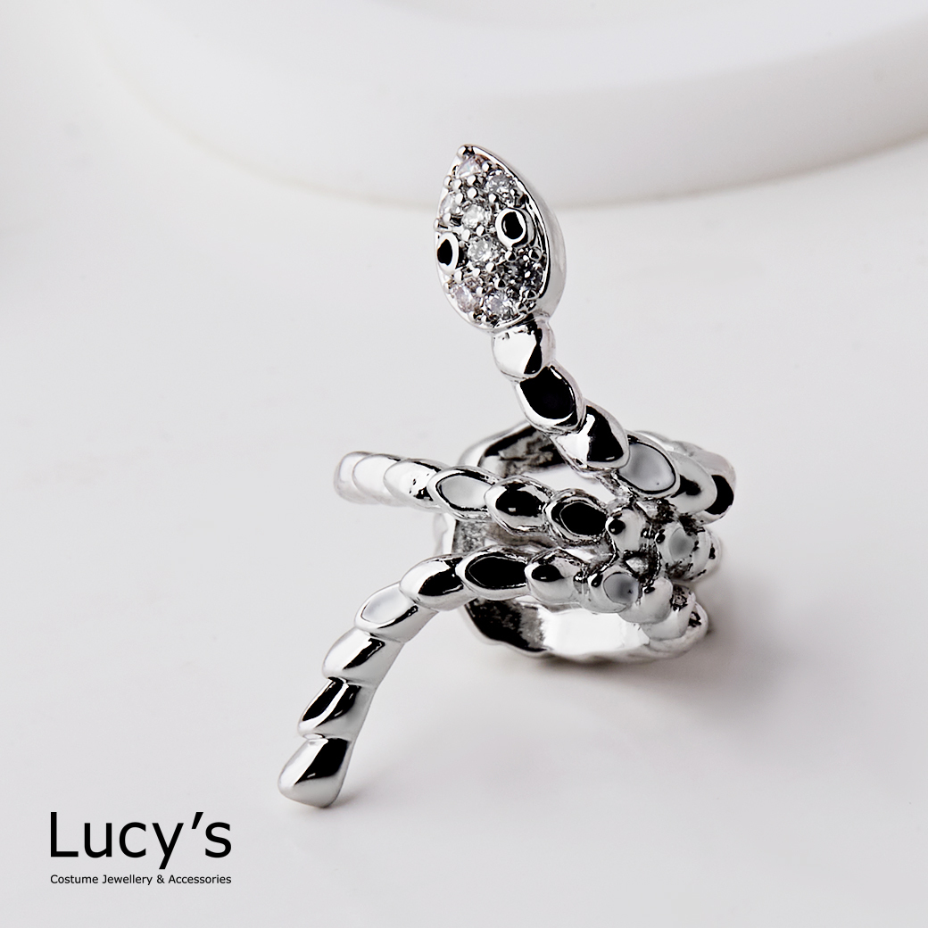 華麗蛇語 耳骨夾 (二色) (124086/124087)