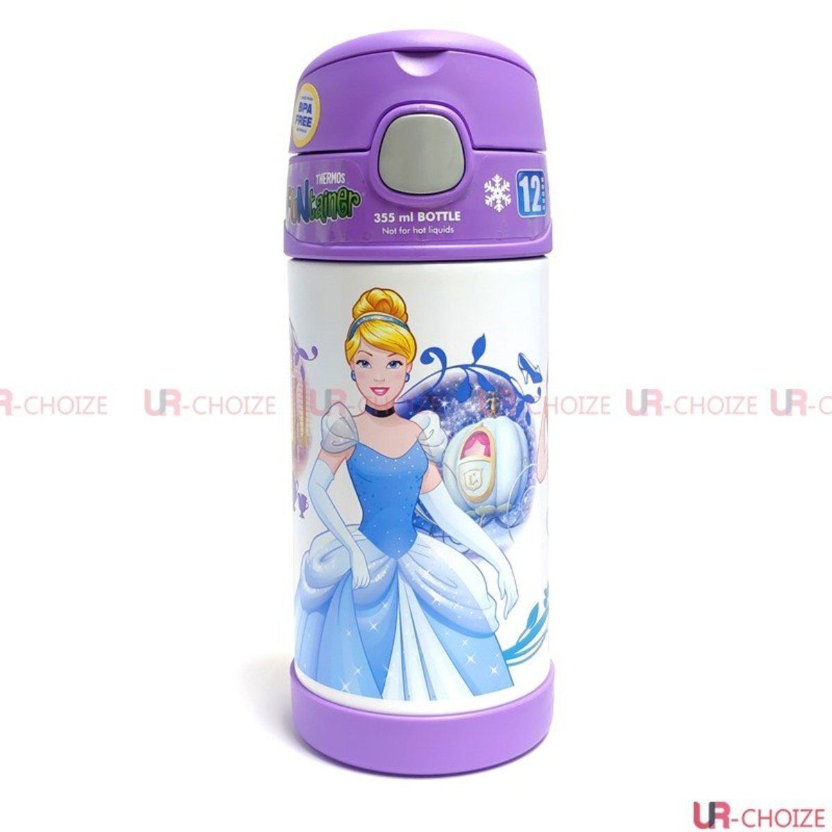 膳魔師 - 不銹鋼兒童吸管保溫杯 (白雪公主) 355mL（平行進口）
