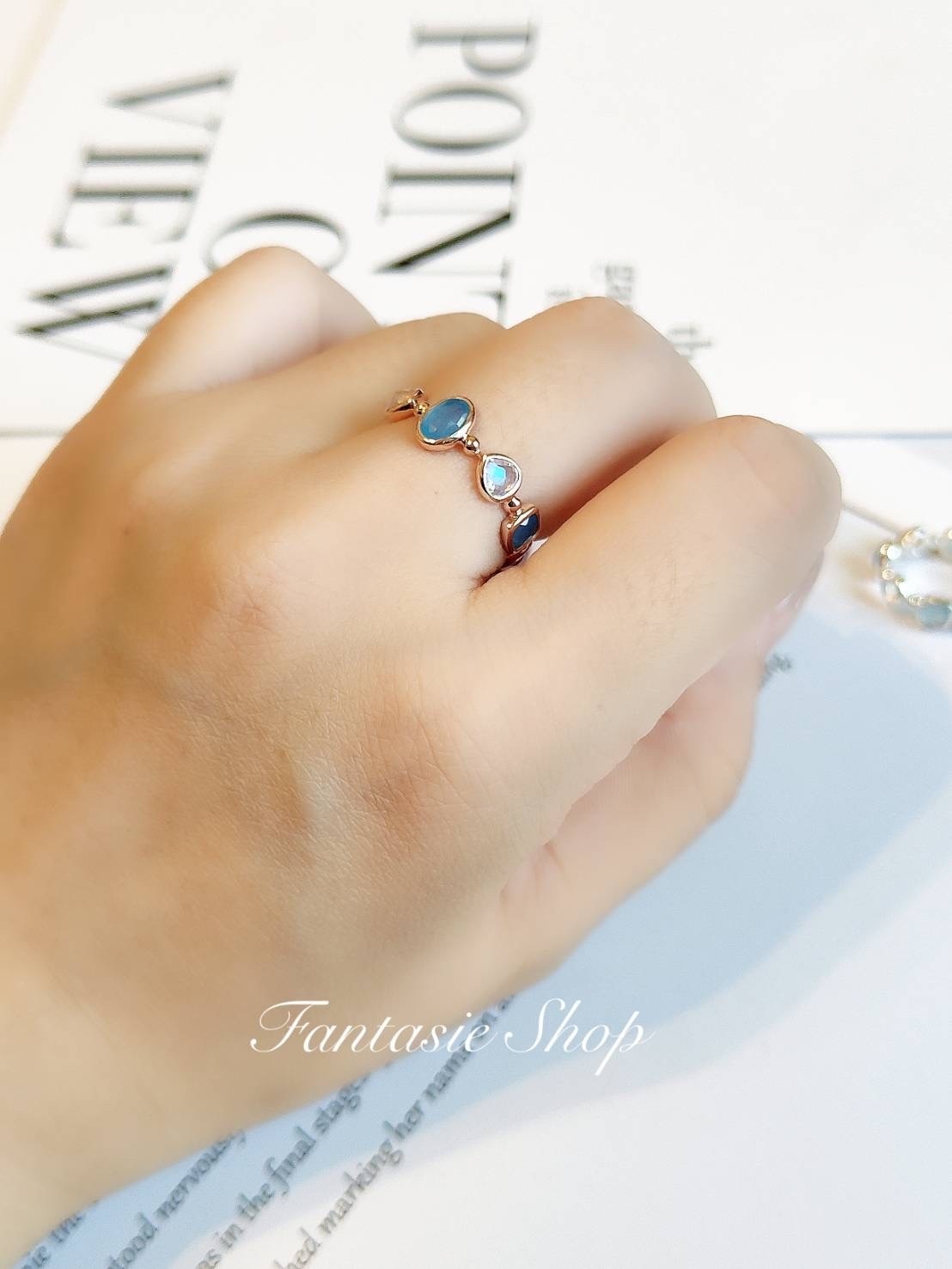 海語月光.寶石戒指