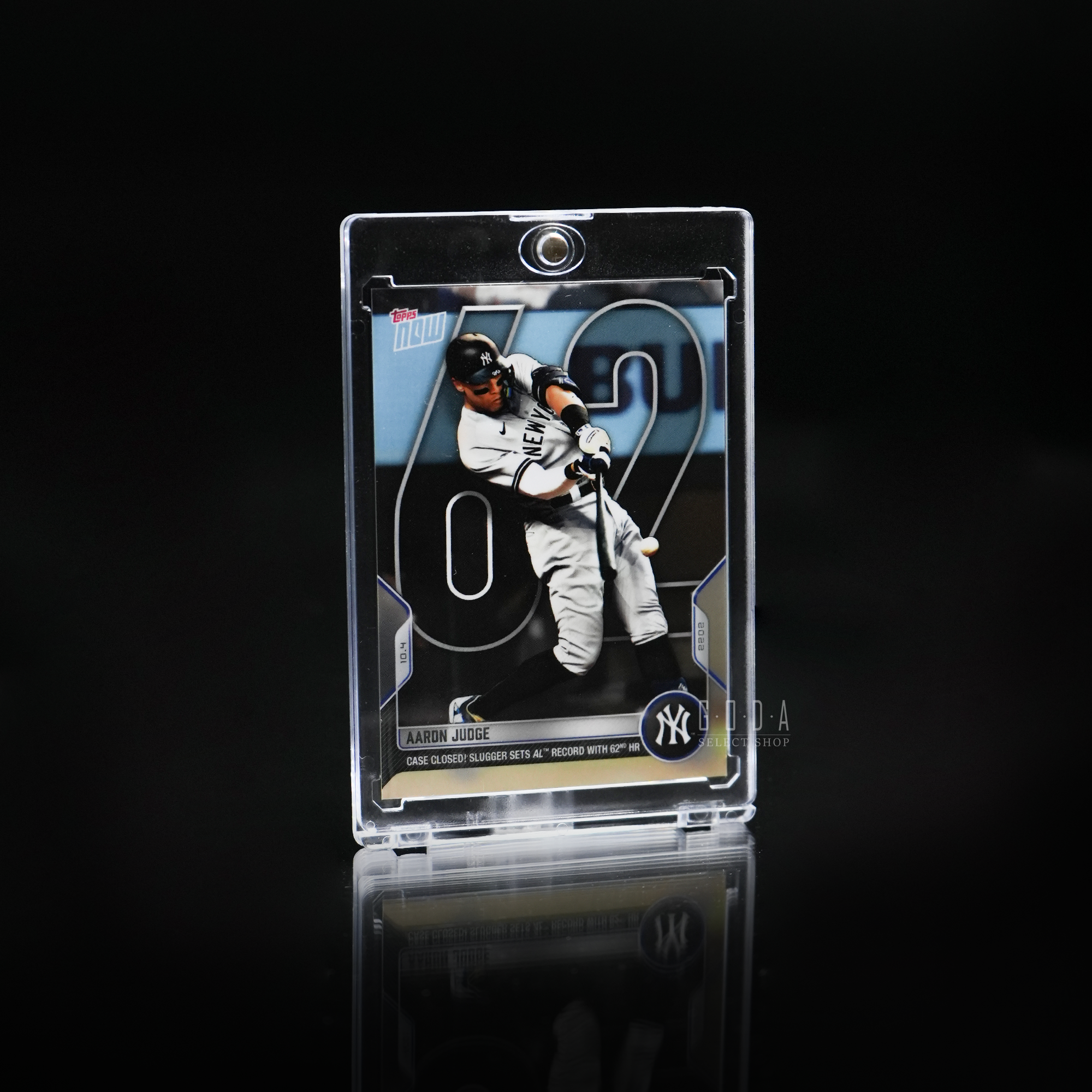 2022 TOPPS NOW #1012 AARON JUDGE HITS #62 HR HOME RUN NY NEW YORK YANKEES