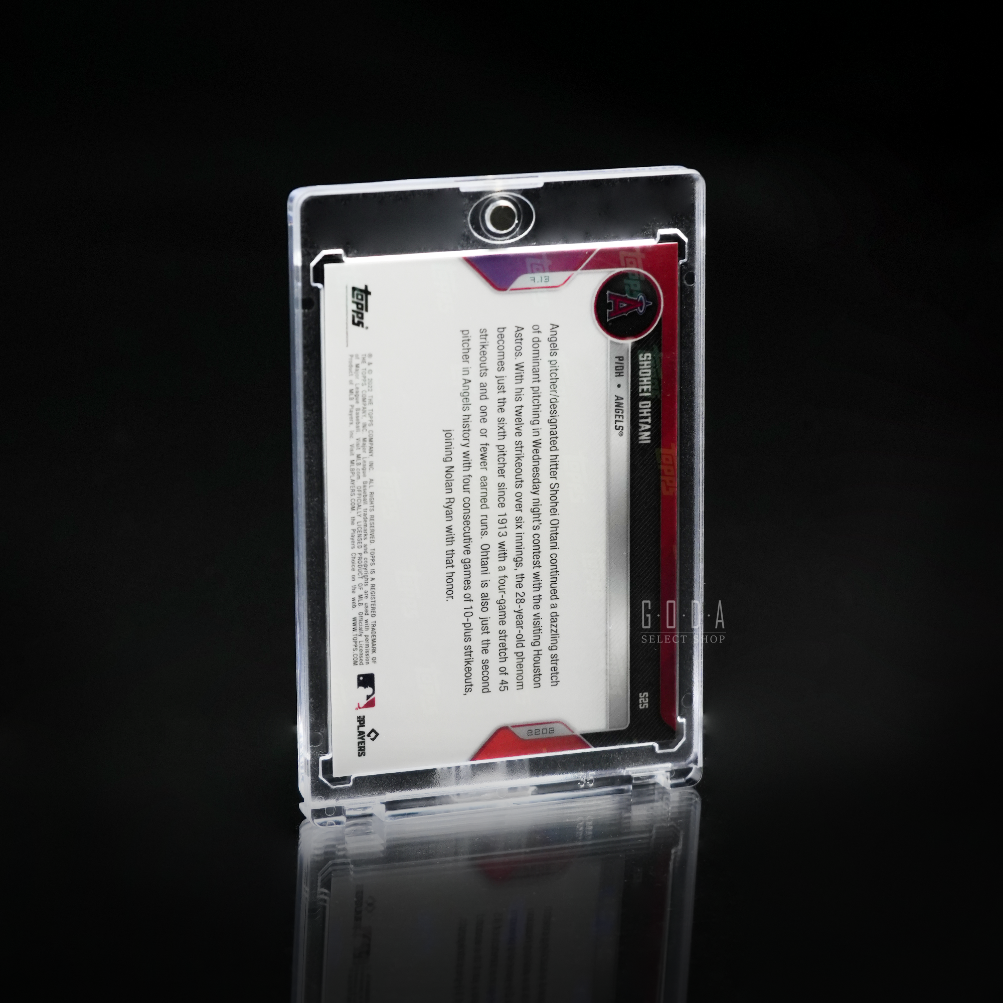 2022 TOPPS NOW #525 SHOHEI OHTANI - JOINS ELITE COMPANY IN 12K VICTORY