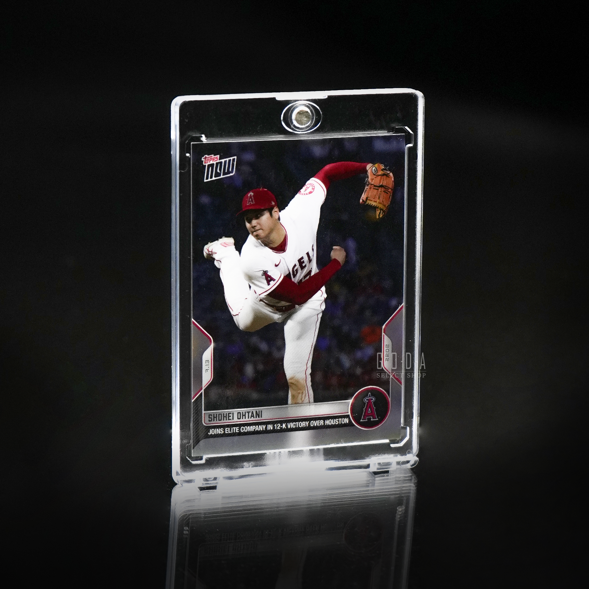 2022 TOPPS NOW #525 SHOHEI OHTANI - JOINS ELITE COMPANY IN 12K VICTORY