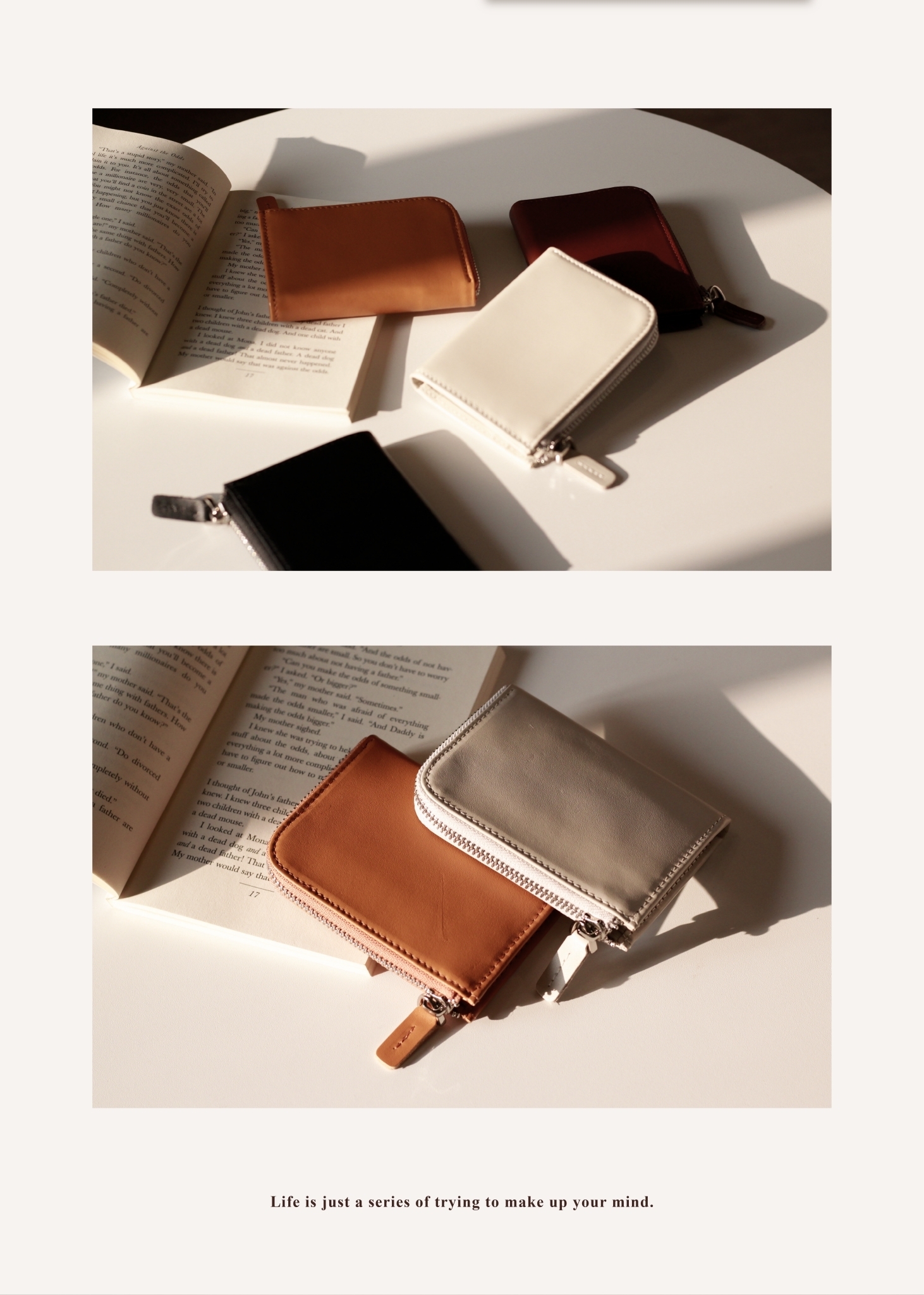 選用質感皮革,溫潤手感讓你愛不釋手