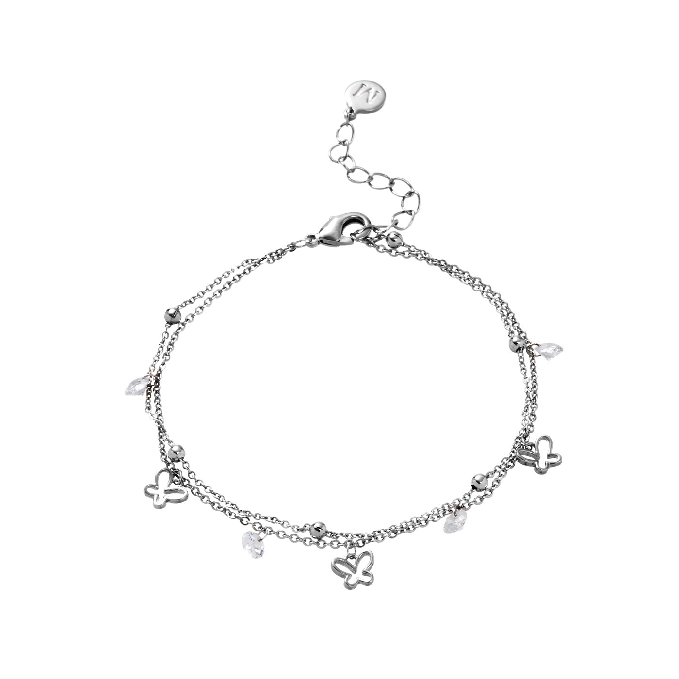 平價飾品,蝴蝶,鋯石,手鍊