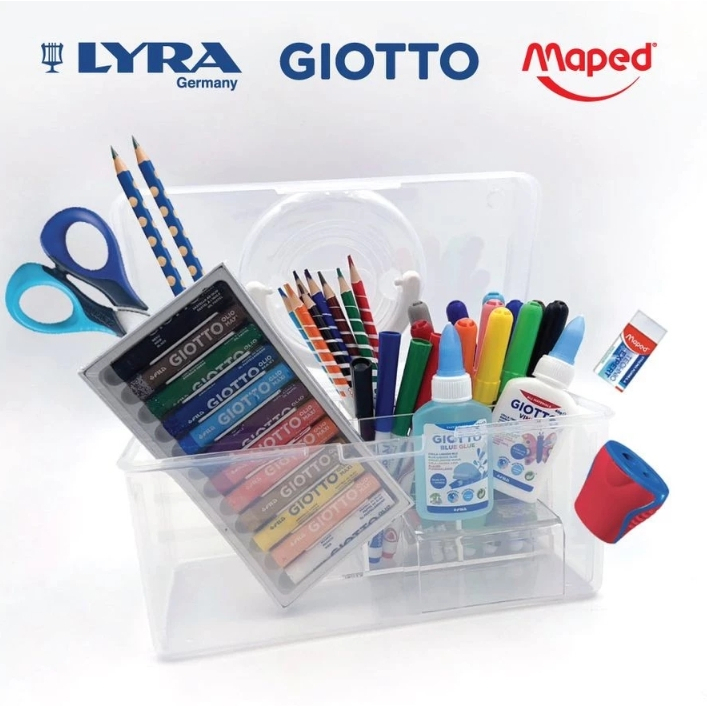 【樂森藥局】GIOTTO x LYRA x MAPED 小學生美勞提盒－右手款