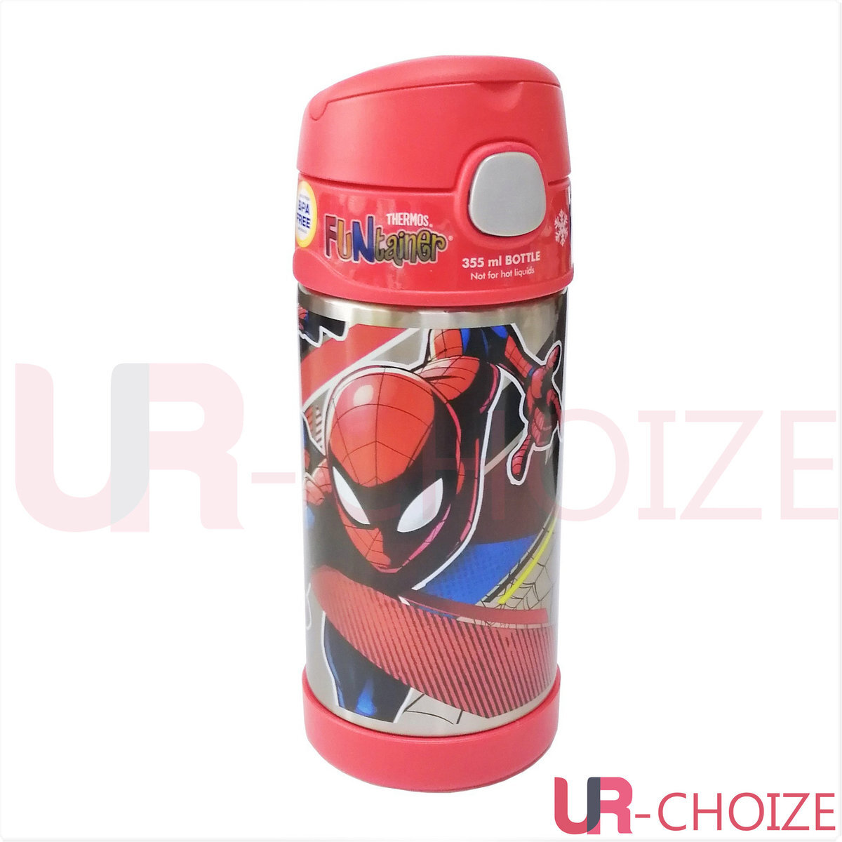 膳魔師 - 不銹鋼兒童吸管保溫杯 (蜘蛛俠) 355ml (平行進口)