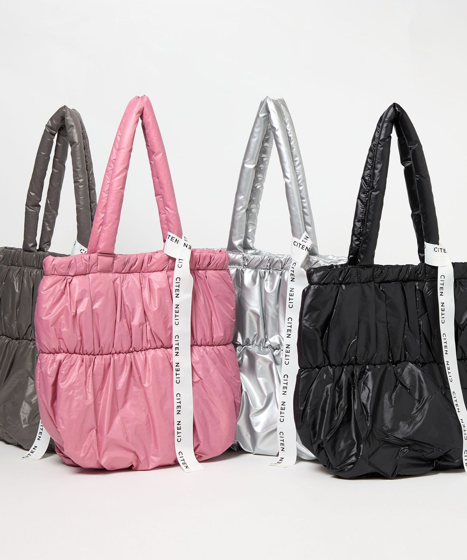 預購┃日本 CITEN 蓬鬆 皺褶 絎縫 托特包 肩背包 手提包