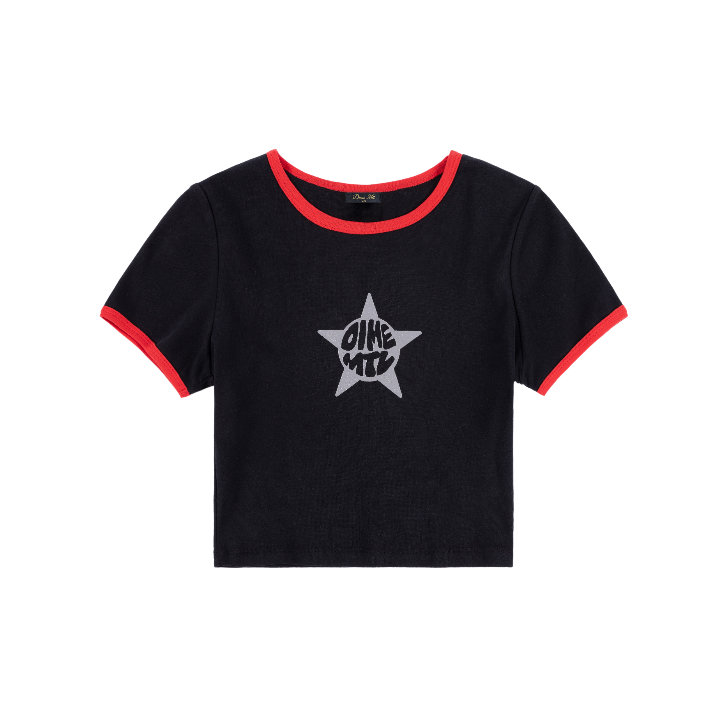 DIME｜Star Baby Tee "Black"