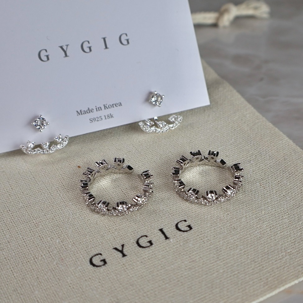 silver opulent”高級白金交織蕾絲波紋系列