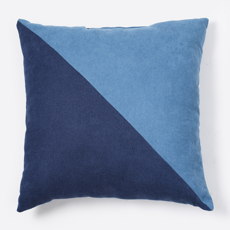 SP 靠枕/藍×海軍藍 45×45cm