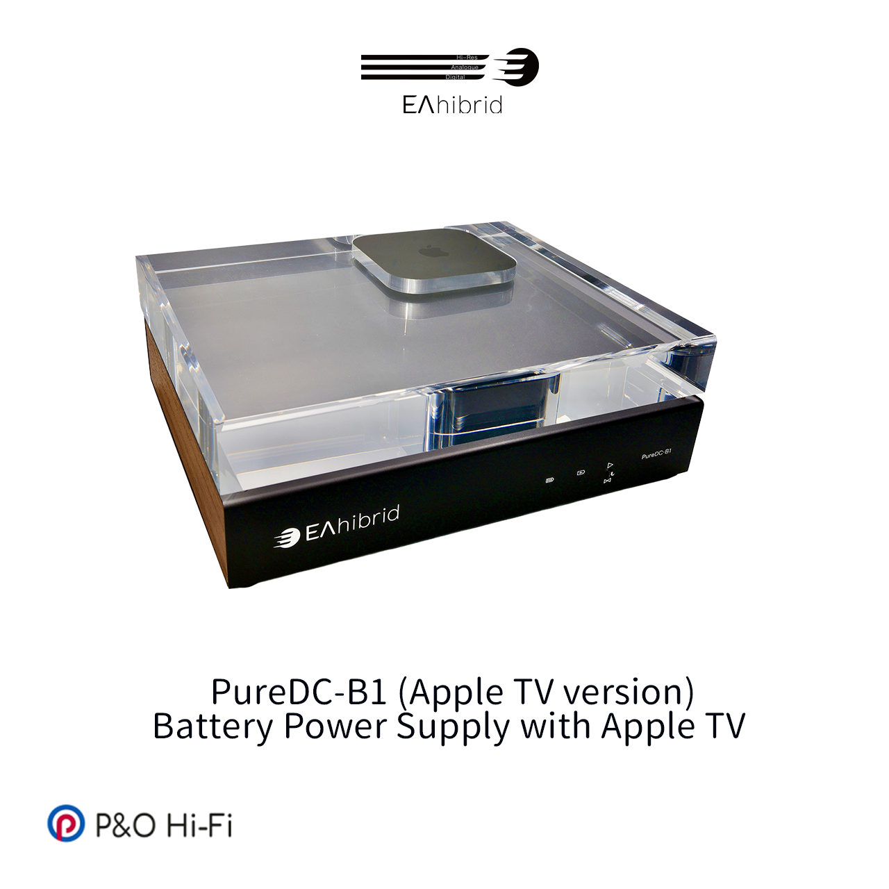 EAhibrid PureDC-B1電池供電串流機頂盒 4K 特別版