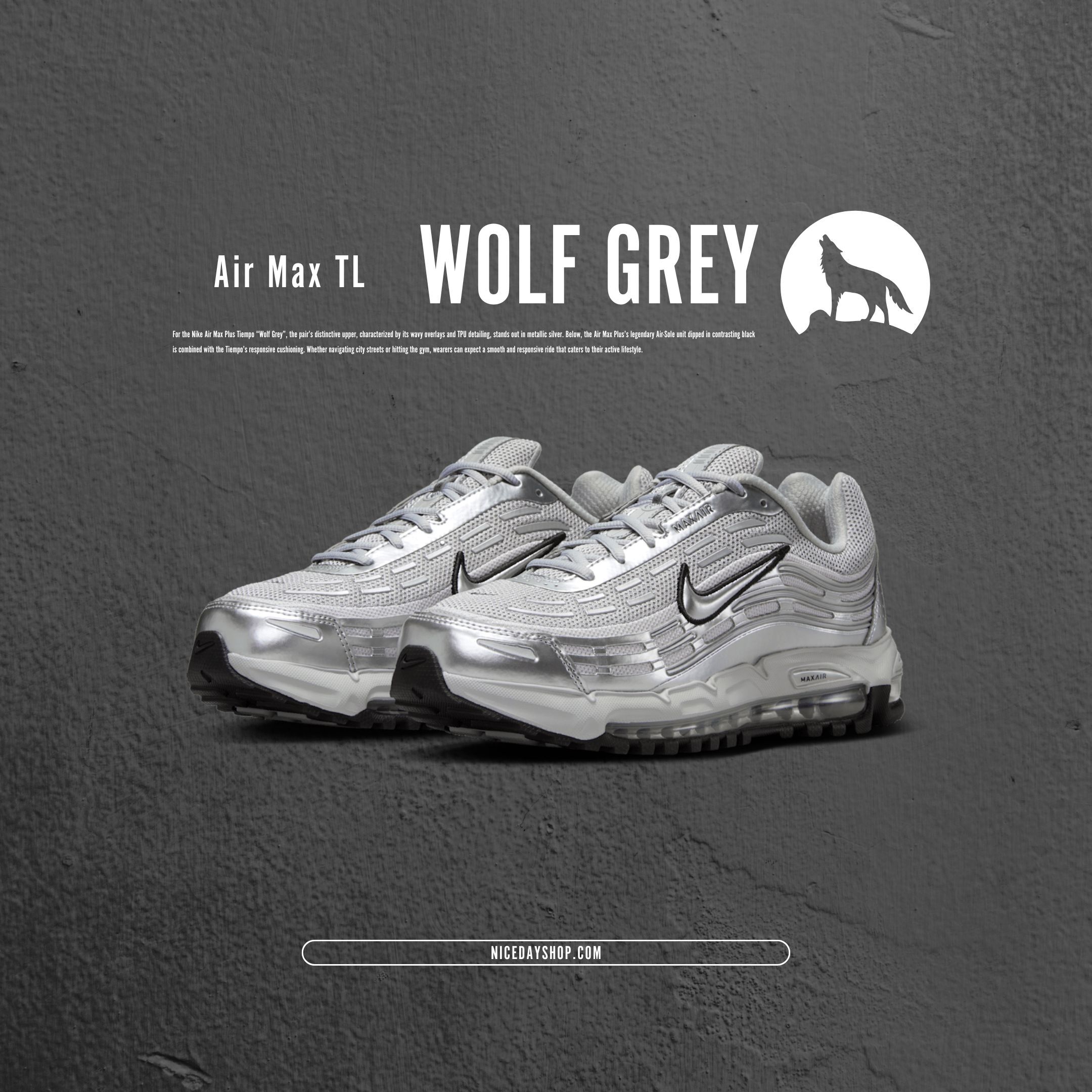 NICEDAY 現貨 Air Max TL 2.5 灰 灰狼 煙灰 銀 灰銀 未來感 復古 太空 氣墊 男鞋 HM8818-001