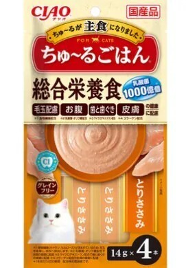 CIAO 唧唧醬 綜合營養食 乳酸菌．雞肉味14gx4支裝