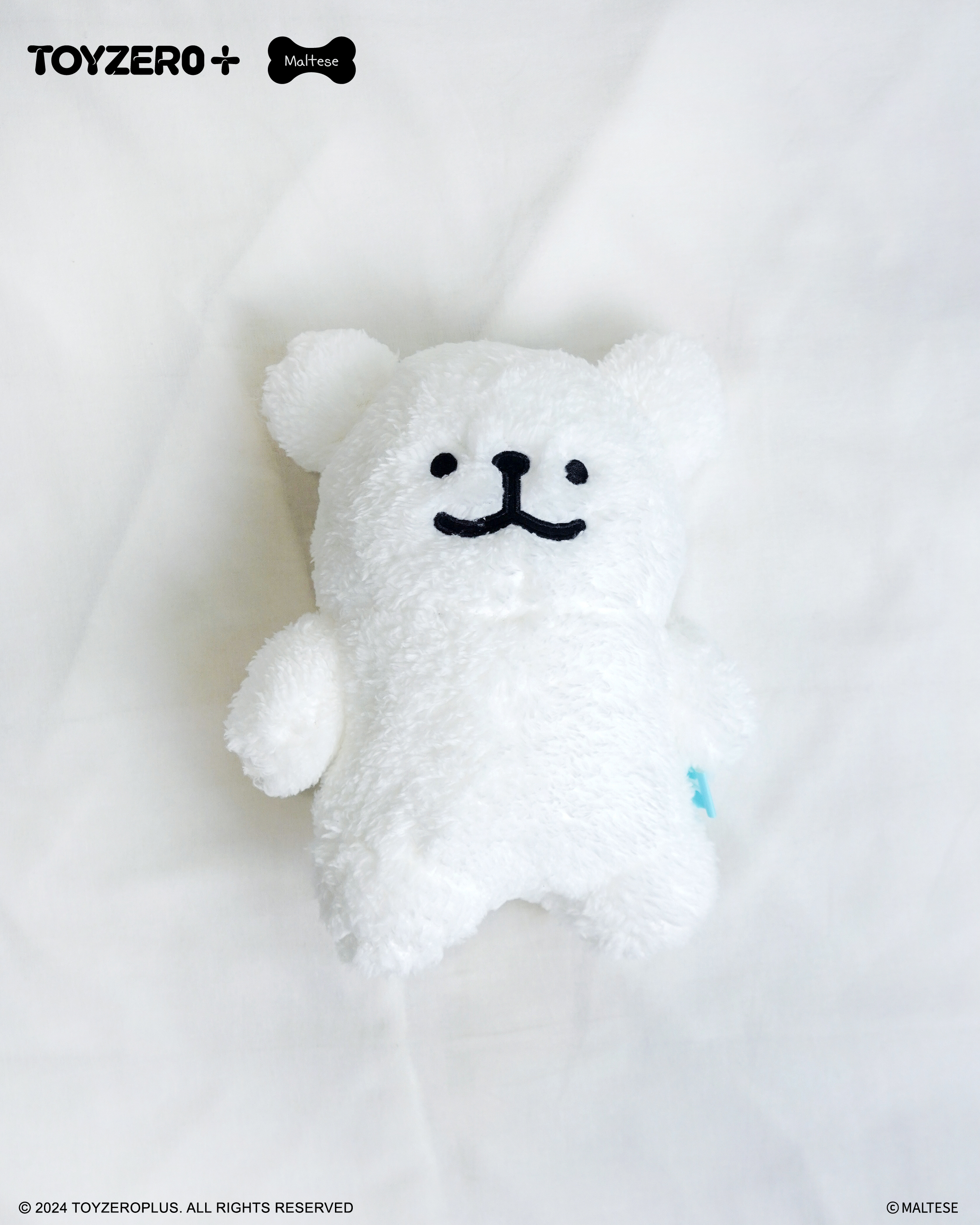 Maltese 線條小狗 - 基礎立耳款