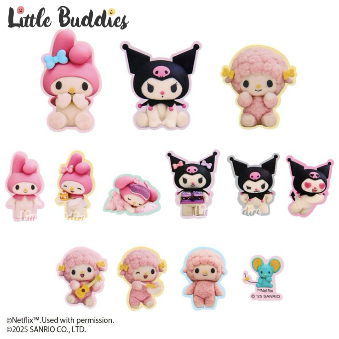 日本 Netflix x My Melody & Kuromi 動畫系列 - 貼紙套裝 (26入)