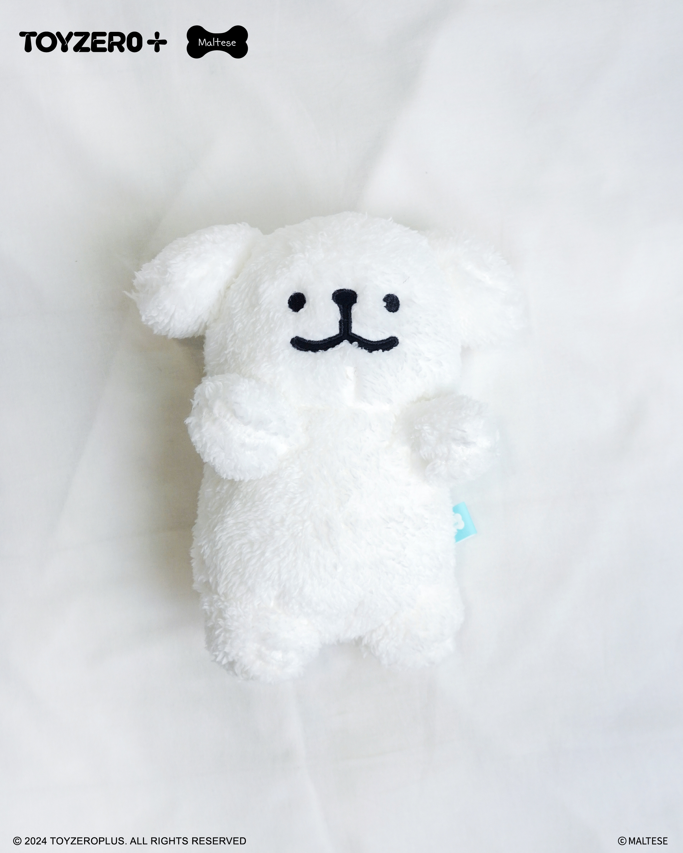 Maltese 線條小狗 - 耷耳朵款