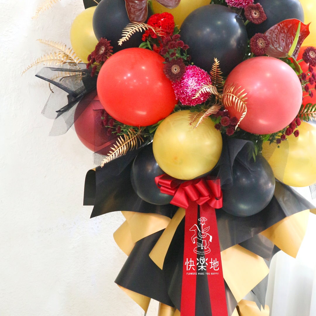 客製★特殊造型氣球花柱 I 演唱會送花 | 演唱會花籃 | 應援花籃