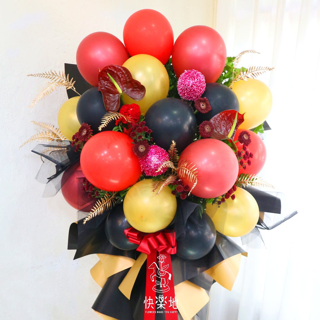 客製★特殊造型氣球花柱 I 演唱會送花 | 演唱會花籃 | 應援花籃