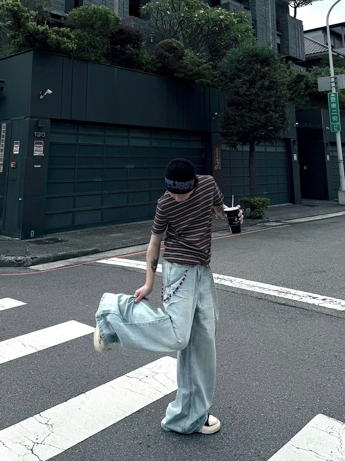 ACR 繽紛 琉璃 串珠 異材質 拼接 雙鍊 褲鍊