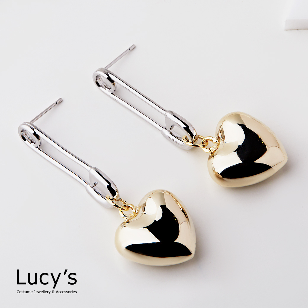 針心 耳環 (123815)