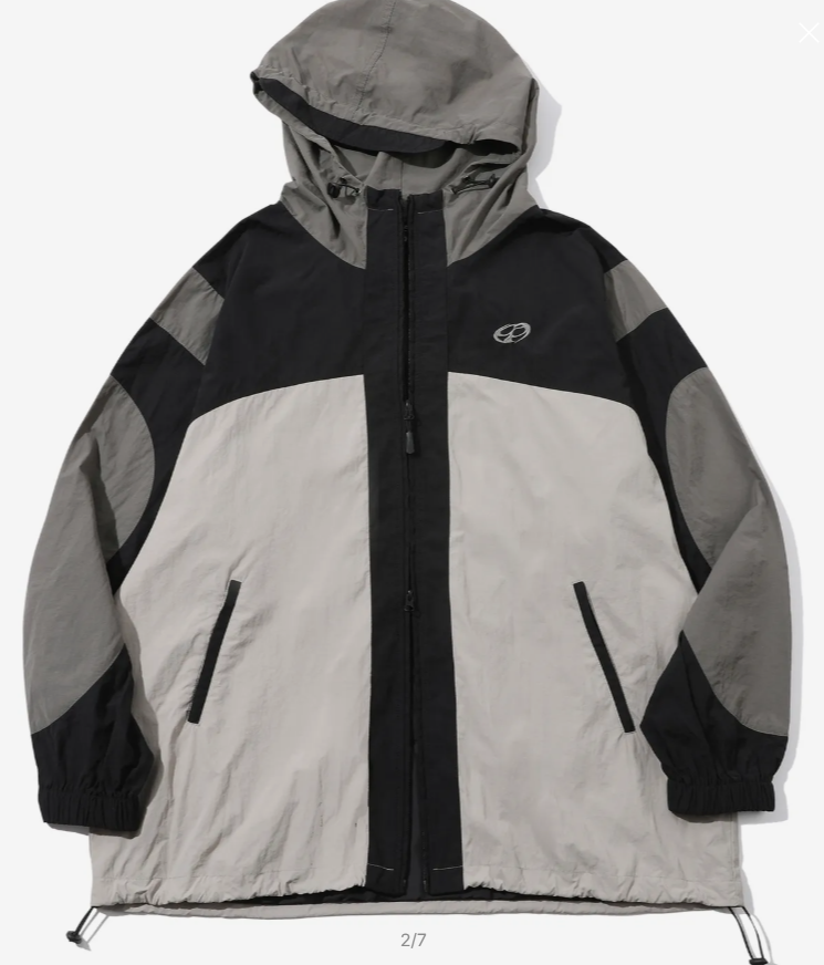 CPGN STUDIO / Cracking 連帽上衣 風衣 / 黑色 / JUL25