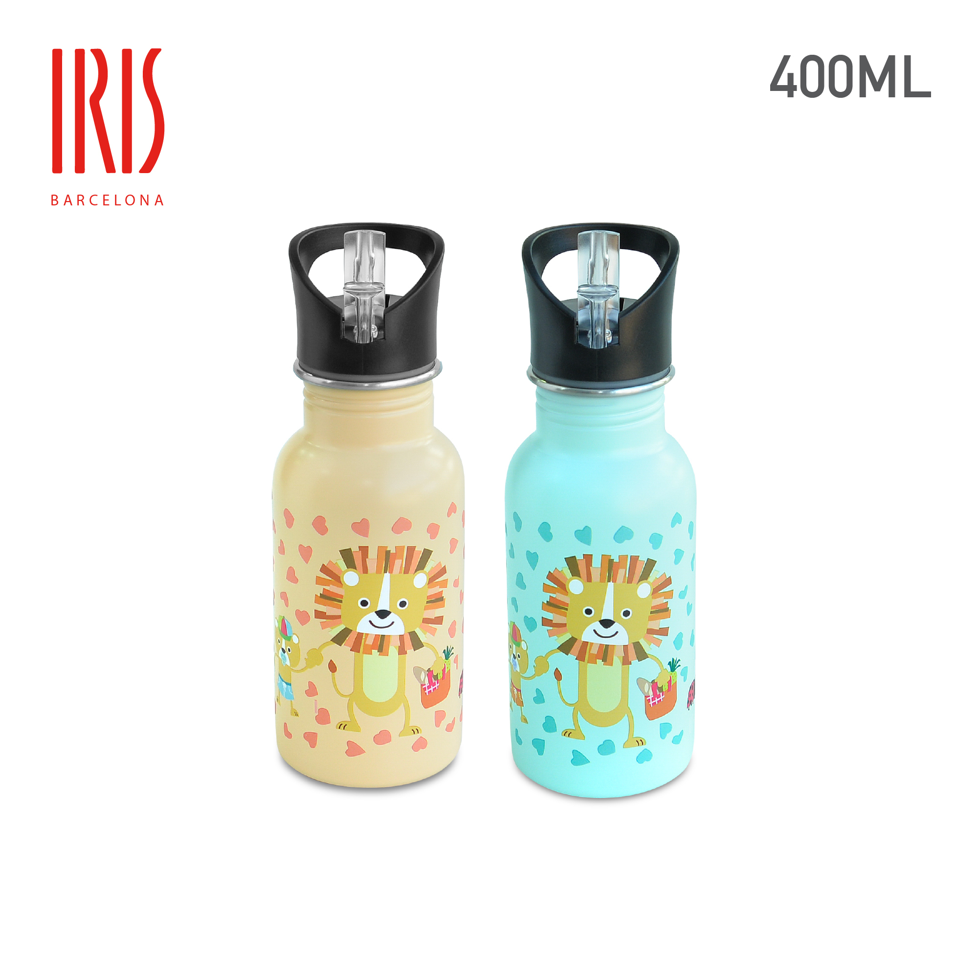 巴塞隆娜 IRIS 不銹鋼瓶 400ML 趣味叢林