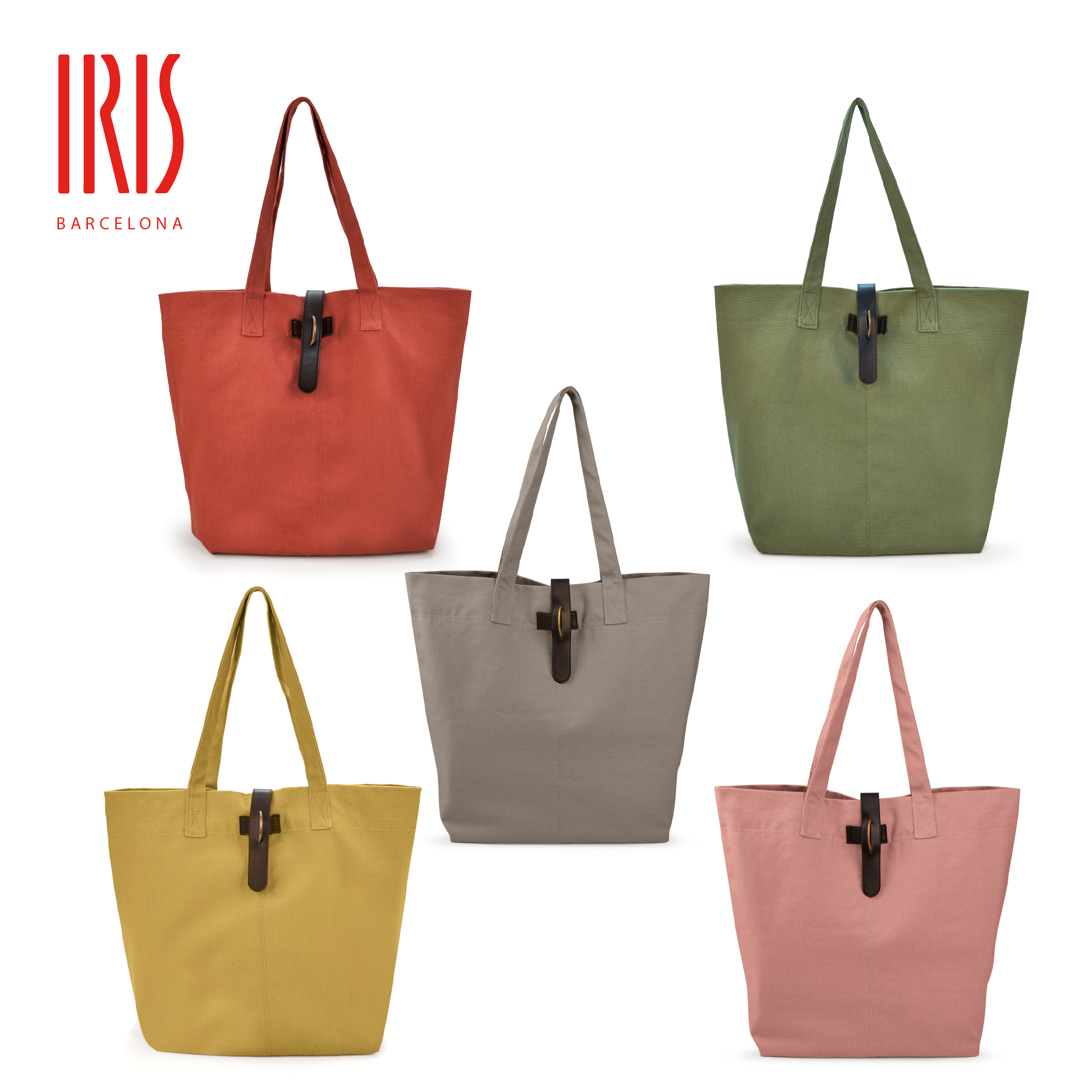 巴塞隆娜 IRIS NATURAL 購物袋
