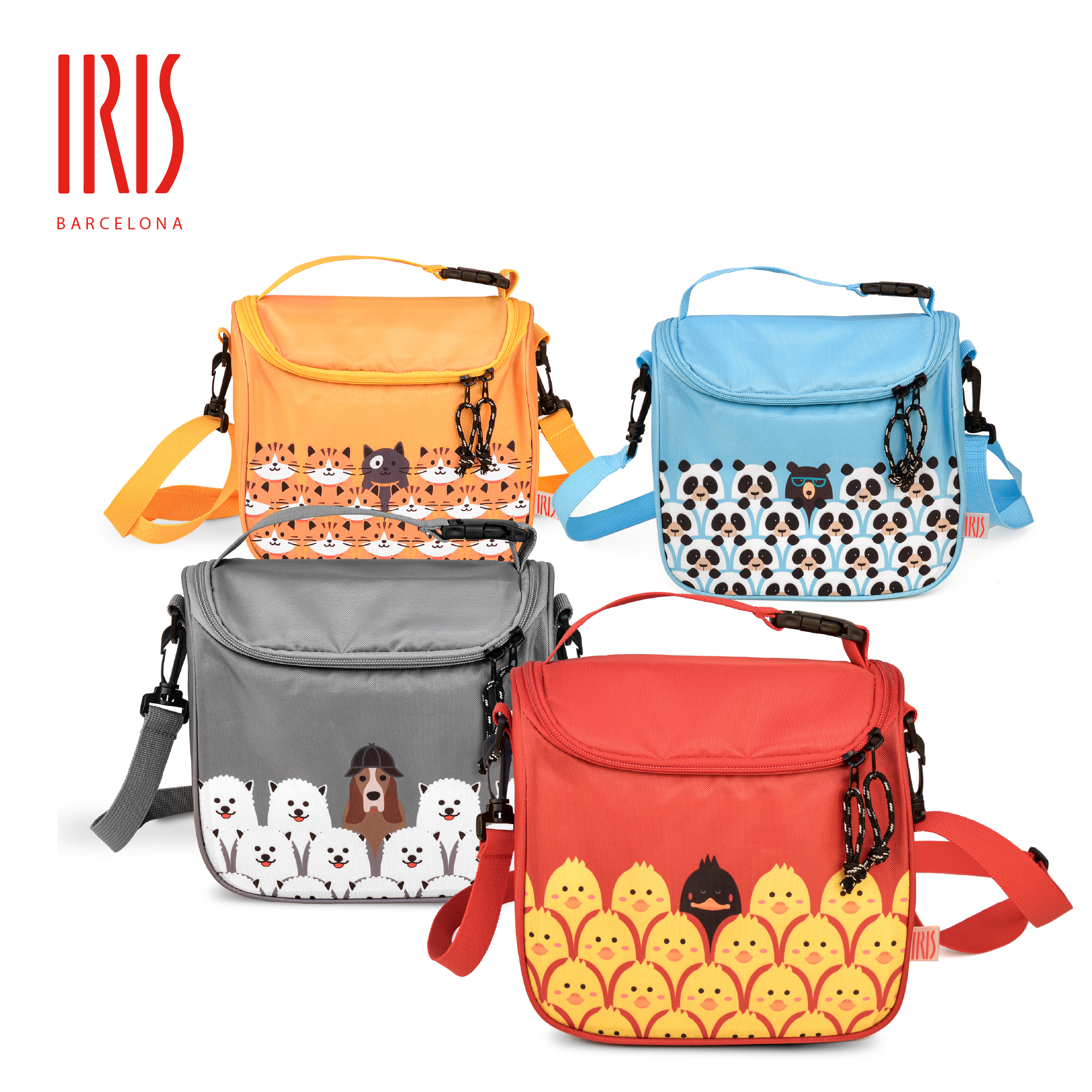 巴塞隆娜 動物朋友系列長食物袋