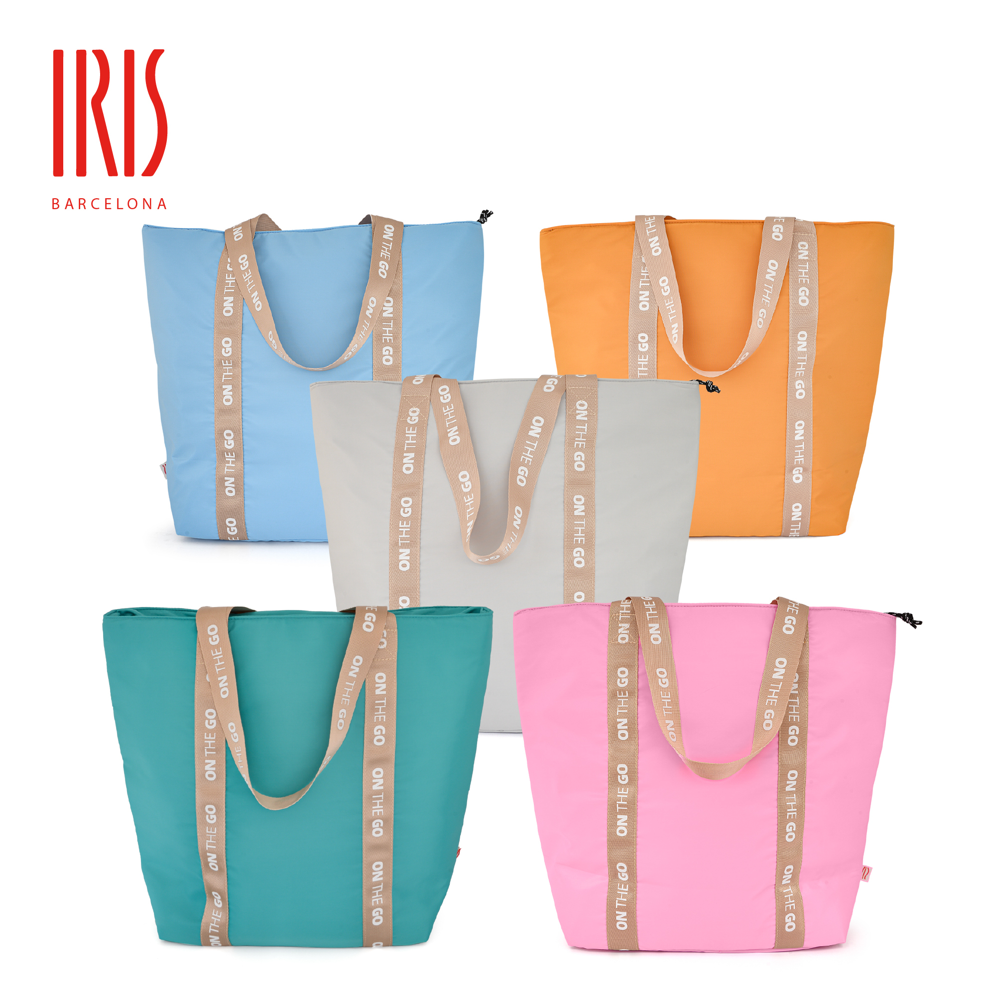 巴塞隆娜 IRIS ON THE GO 保溫購物袋 - 粉色系