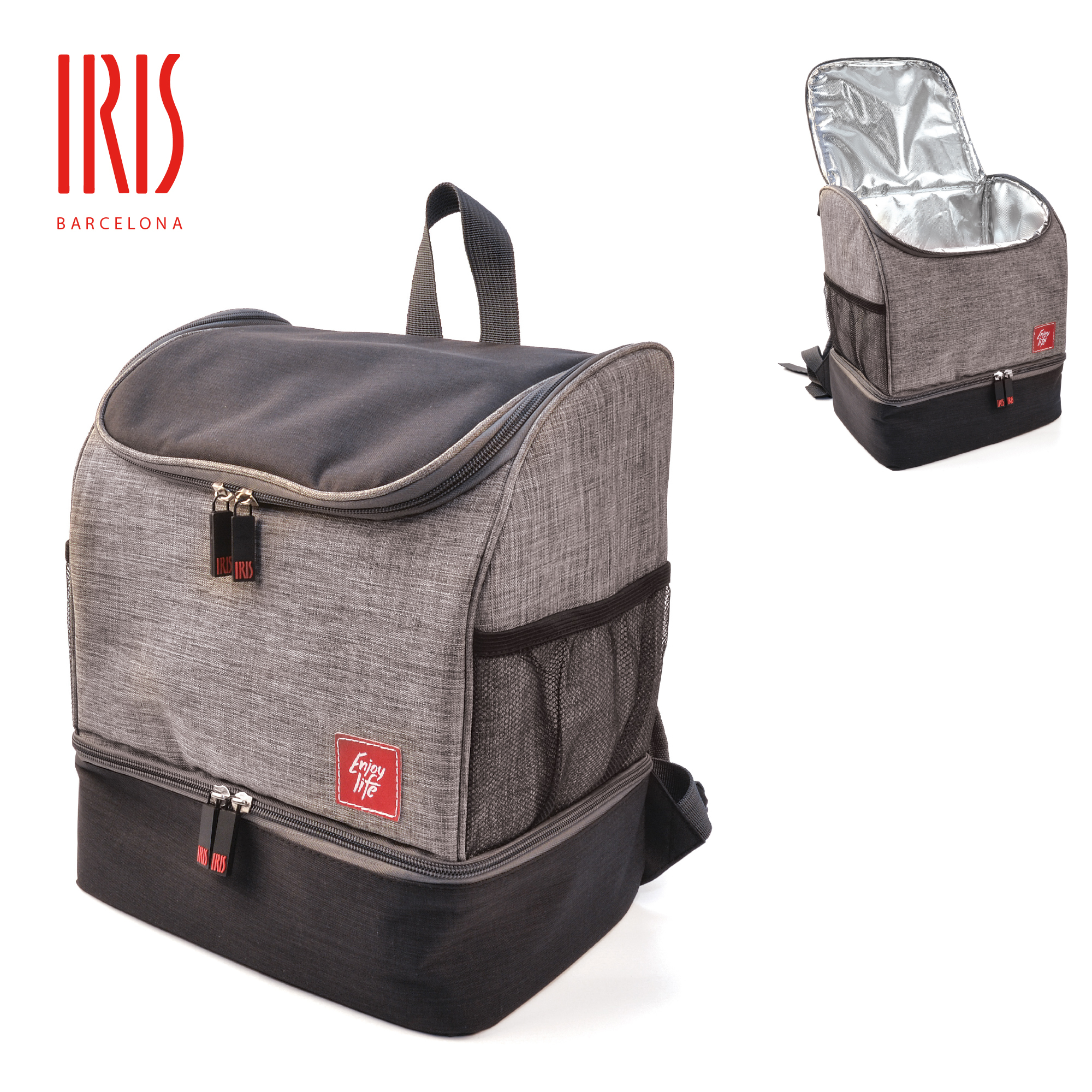巴塞隆娜 IRIS 2 合 1 保冷背囊  - 15 L 大理石色