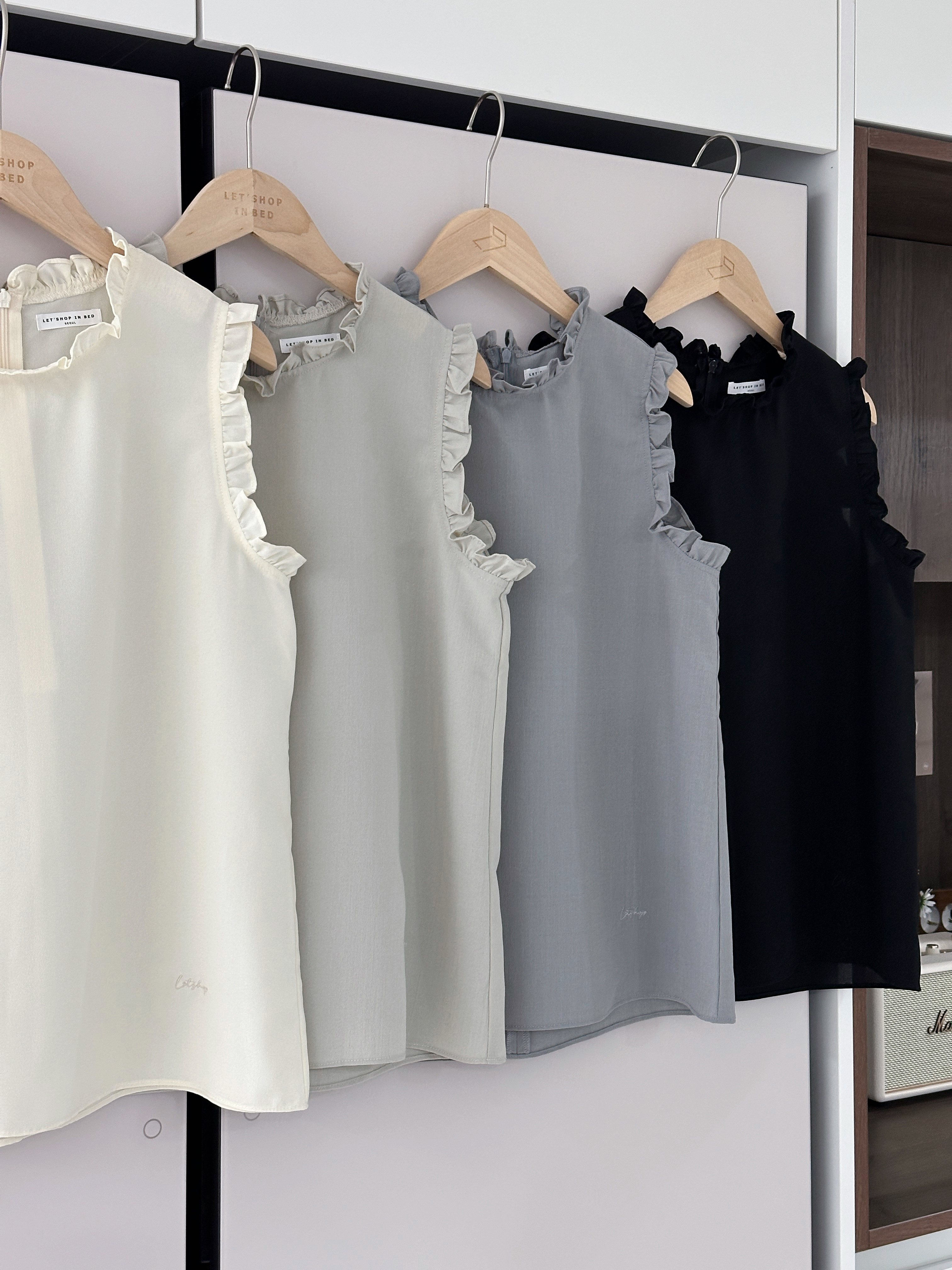 LSIBMADE42 氣質棉麻雲朵邊TOP-4色