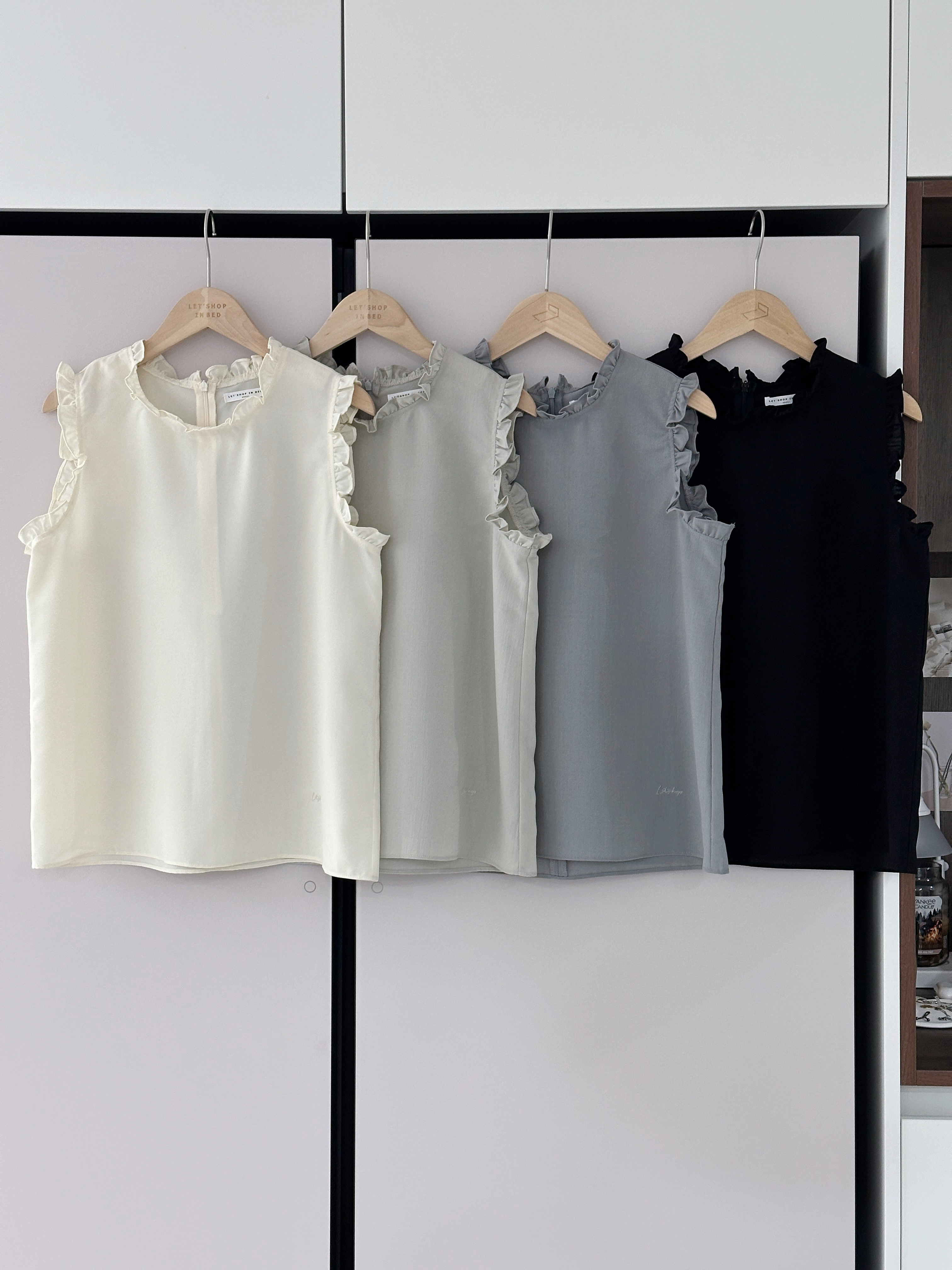 LSIBMADE42 氣質棉麻雲朵邊TOP-4色