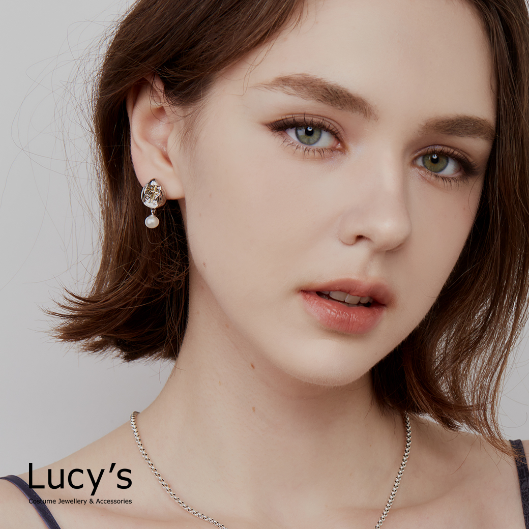 星芒珍貝 耳環 (122854)