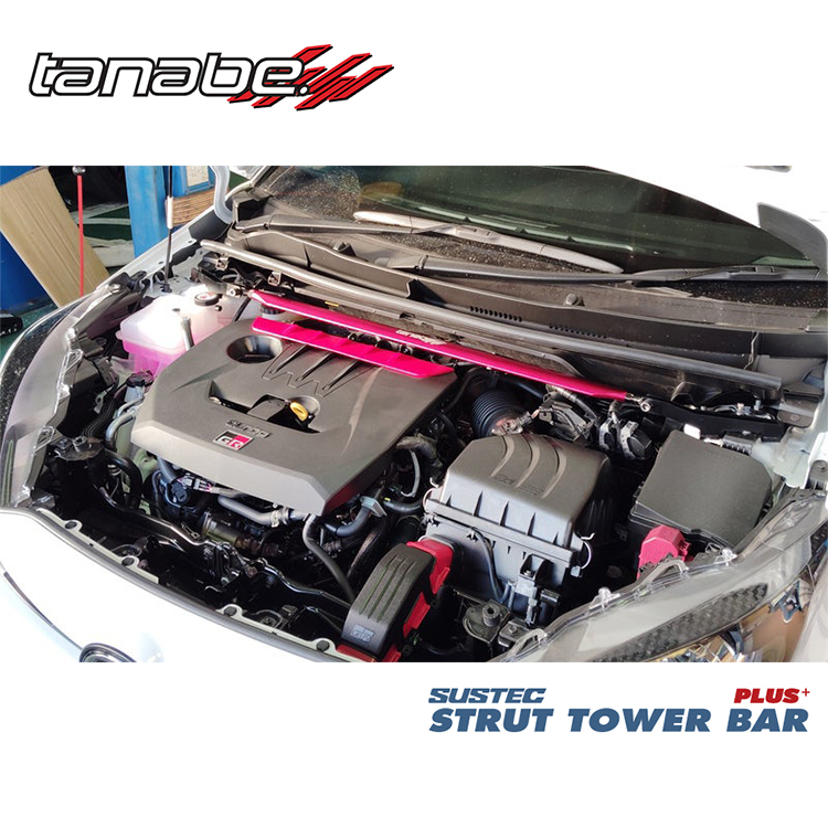TANABE 引擎室拉桿 PLUS TOYOTA GR YARIS 2024- 小改款後車