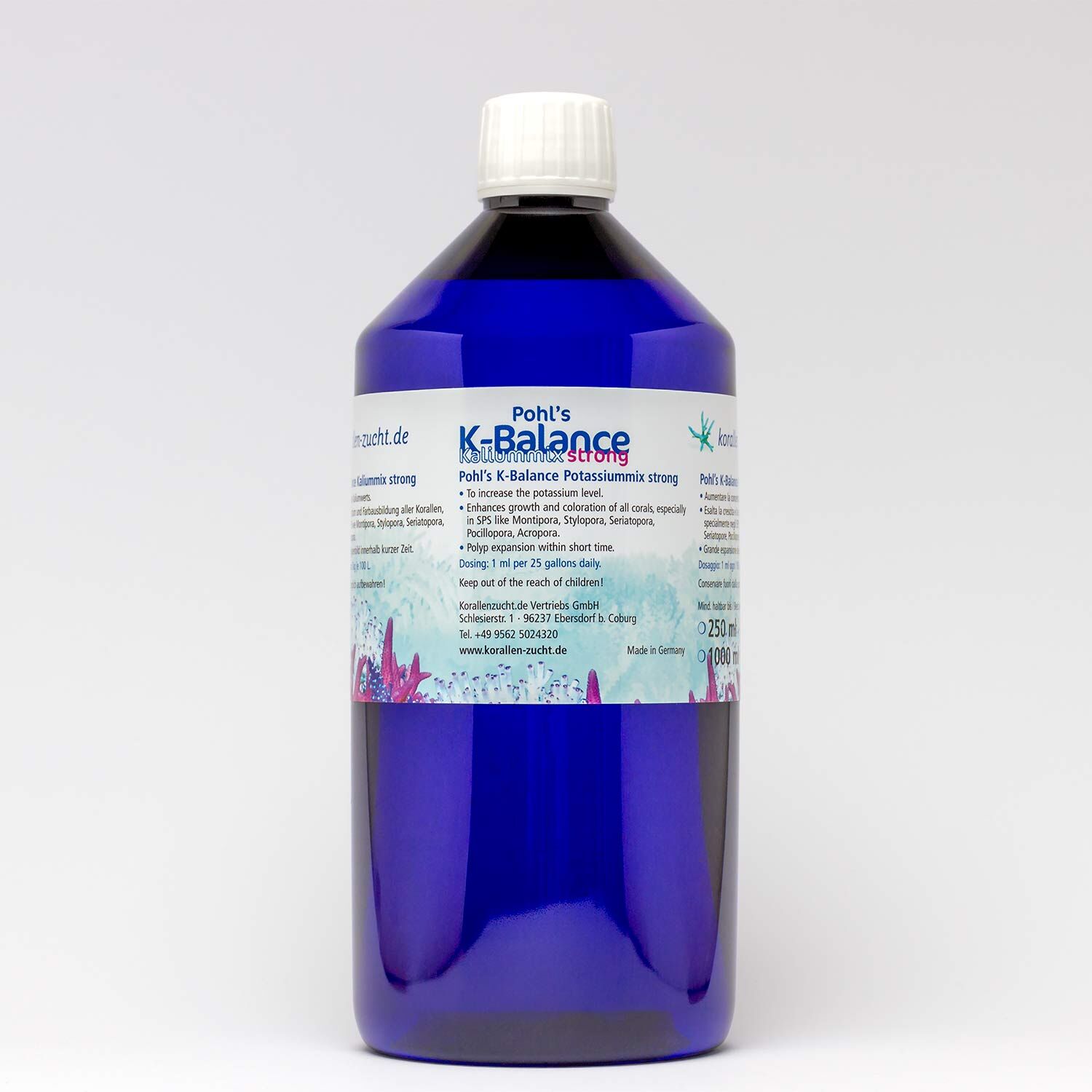 KZ zeo Pohls K Balance Strong 1000ml 鉀離子