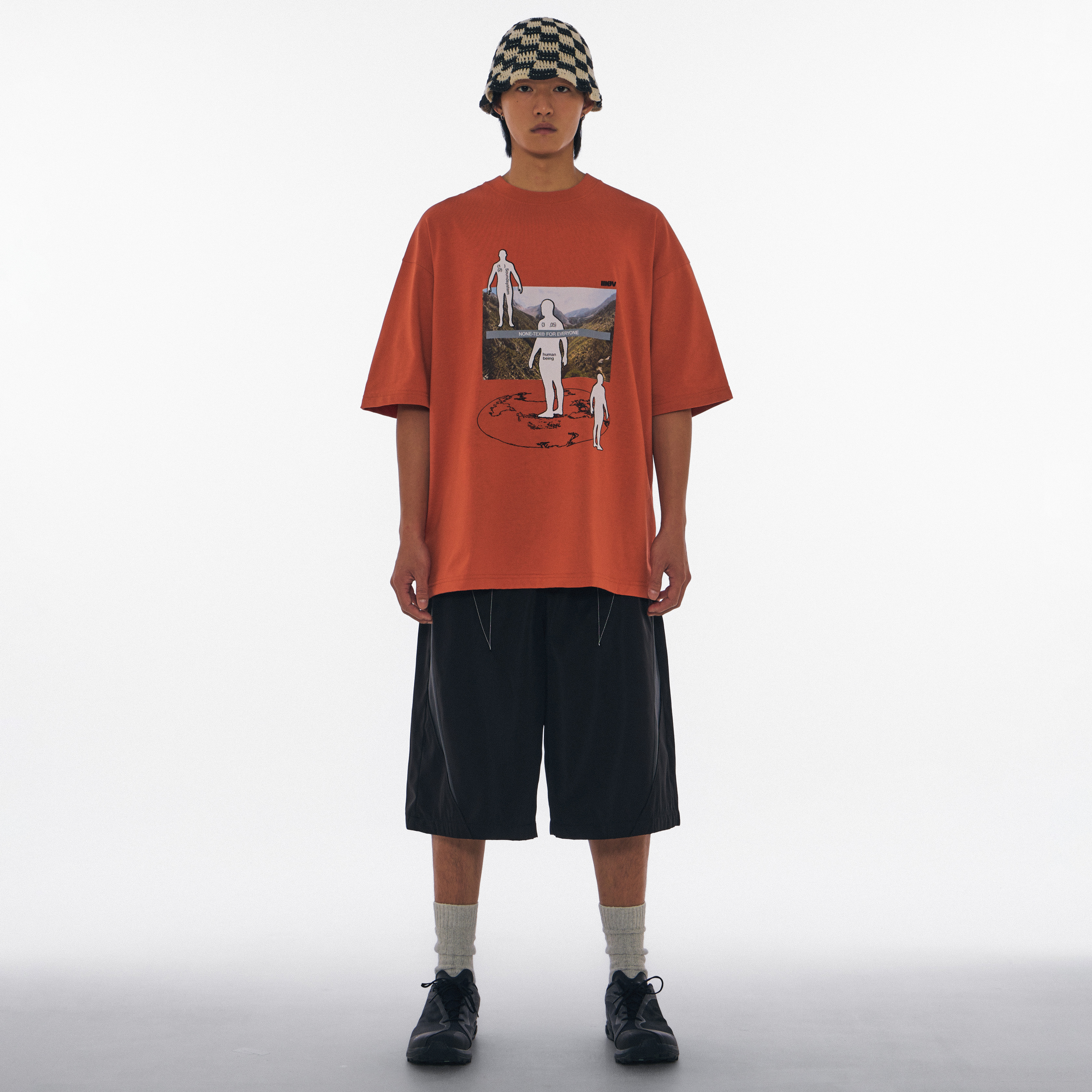 Wall of Sound - 4:56/“STARGAZR” Earth Tee - Orange